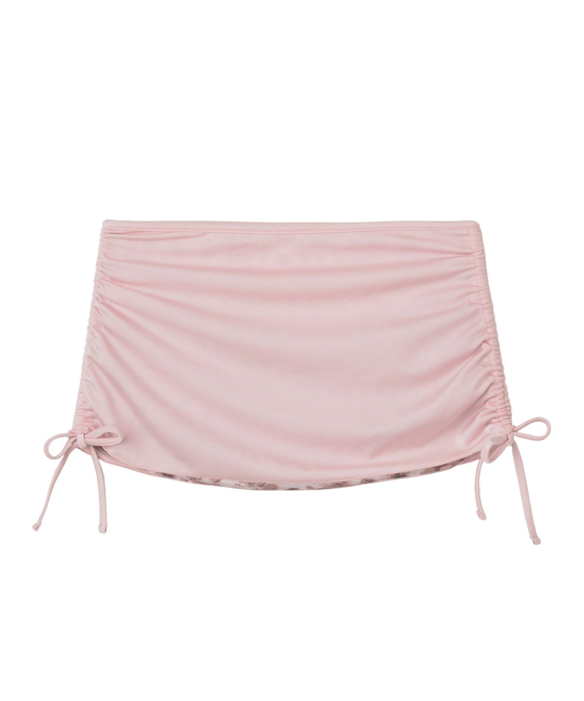 로잔느(ROSEANNE) Reversible Mini Skirt (Baby Pink/Leopard)