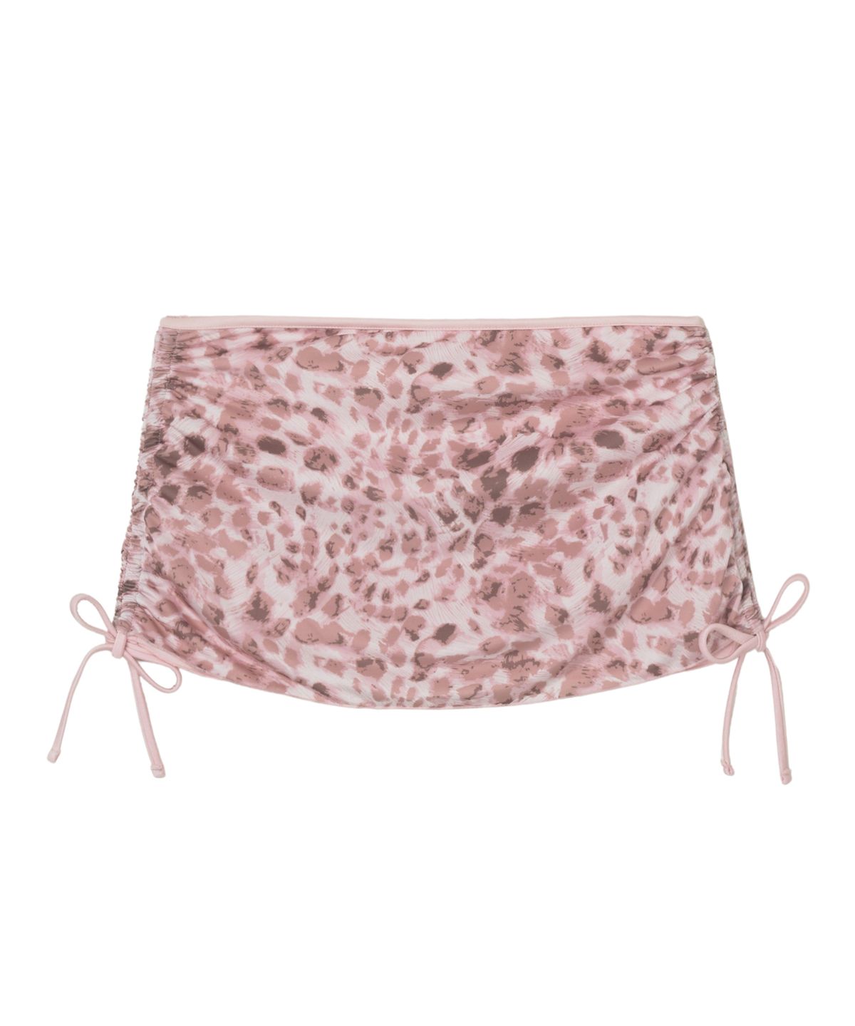 로잔느(ROSEANNE) Reversible Mini Skirt (Baby Pink/Leopard)