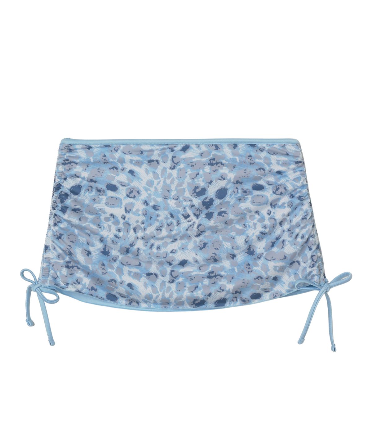 로잔느(ROSEANNE) Reversible Mini Skirt (Soda Blue/Leopard)