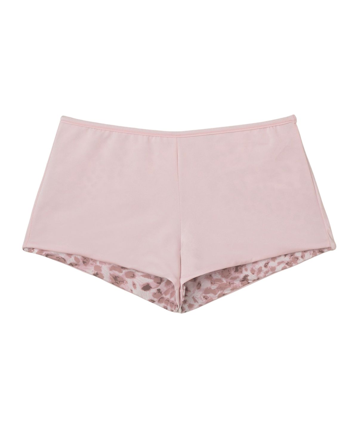 로잔느(ROSEANNE) Reversible Low-Rise Shorts (Baby Pink/Leopard)