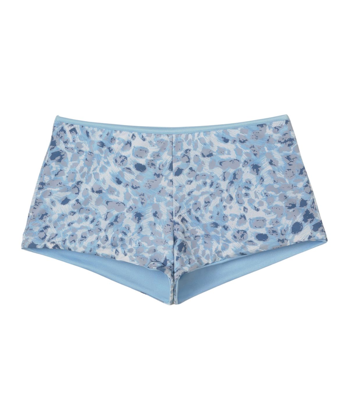로잔느(ROSEANNE) Reversible Low-Rise Shorts (Soda Blue/Leopard)