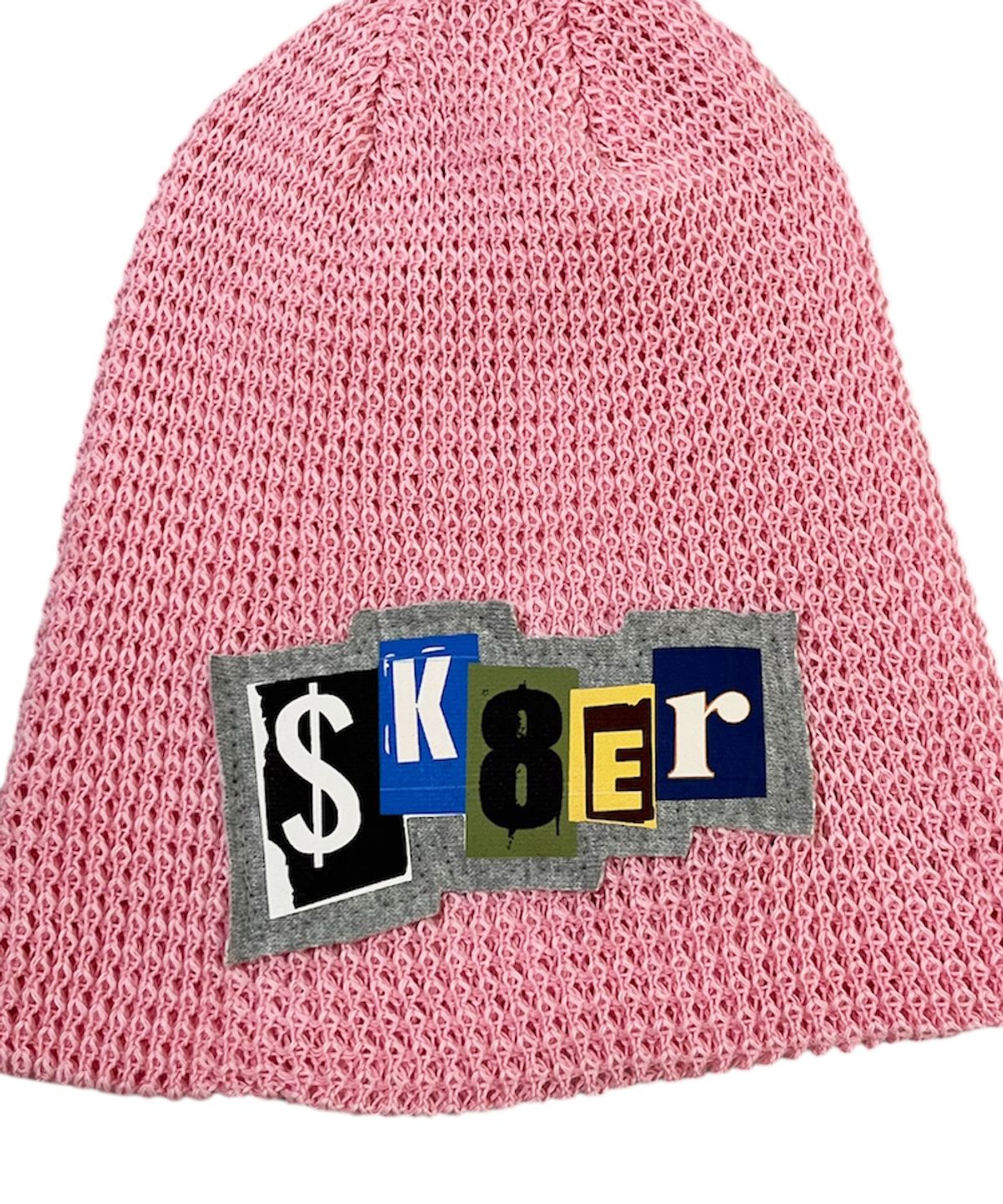 스케이터락(SK8ER ROCK) Collage Pop Logo Beanie ((pink))