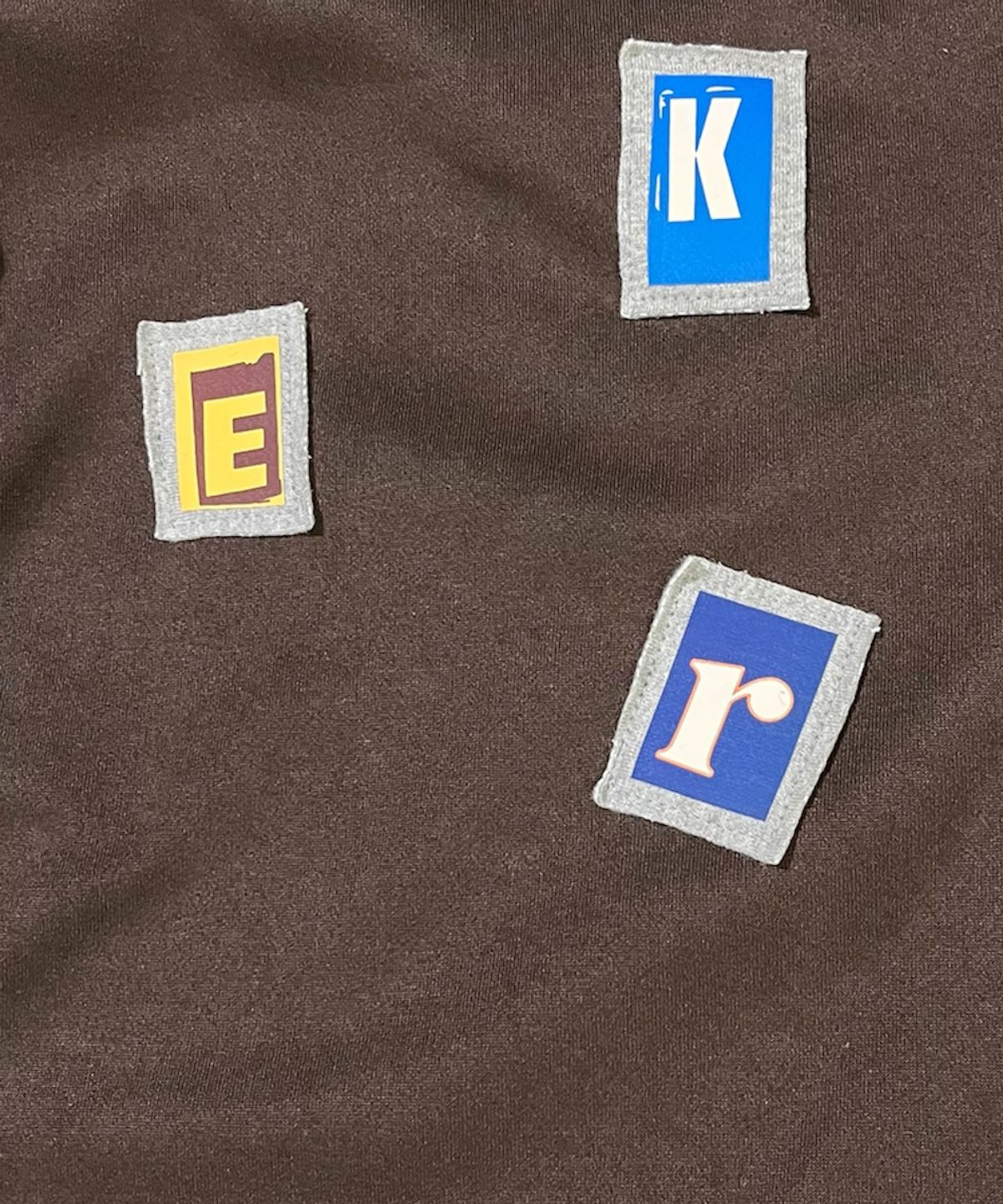 스케이터락(SK8ER ROCK) Collage Logo Sweat Bermuda Shorts ((Brown))