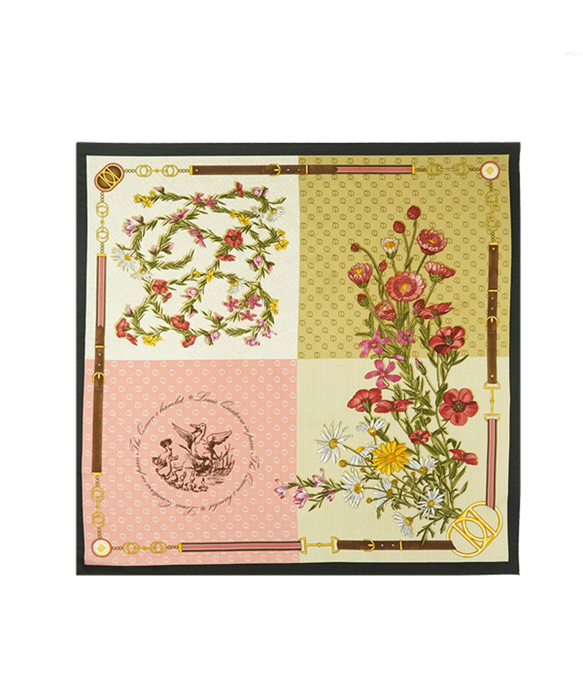 루이까또즈스카프(LOUIS QUATORZE SCARF) 코지 실크 사각 스카프