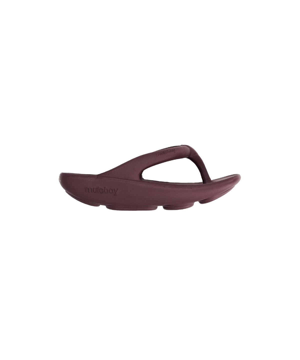뮬보이(MULEBOY) 스퀘어 제트 플립플랍 버건디(BURGUNDY)