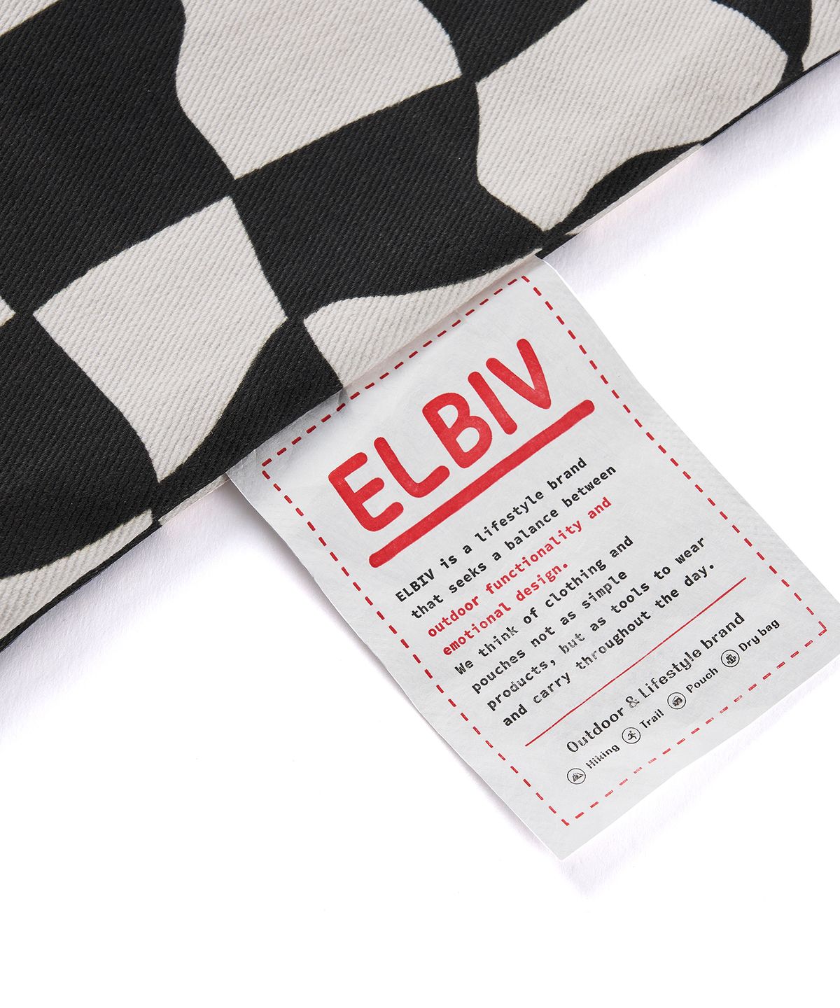 엘비브(ELBIV) 체크보드 에코백