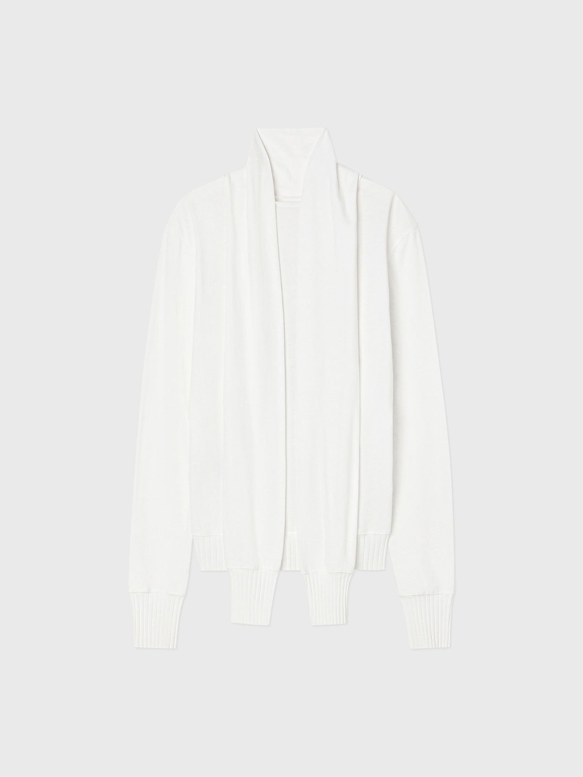 잡화룸(JABHUAROOM) SLEEVE NECK TOP, (WHITE)