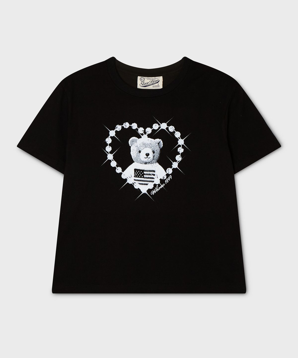 후아유(WHO.A.U) Steve in Love T-shirt(F) / WHRPG2481F