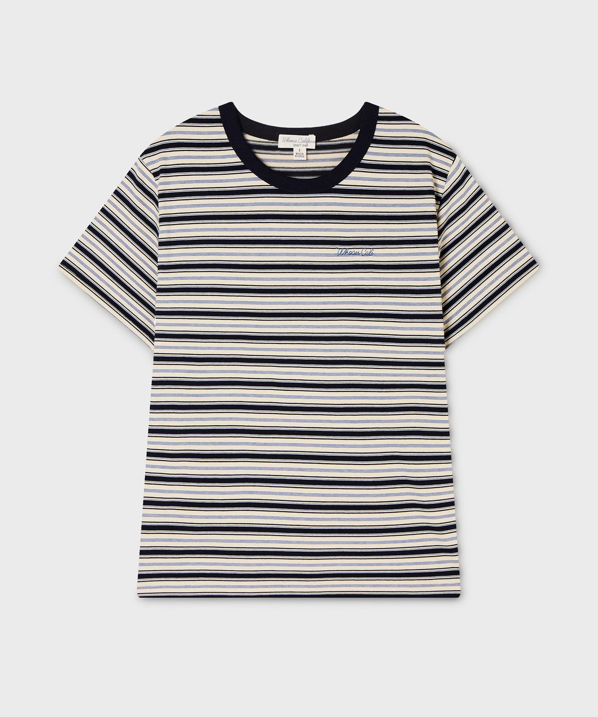 후아유(WHO.A.U) Multi Stripe T-shirt(F) / WHRSG2671F