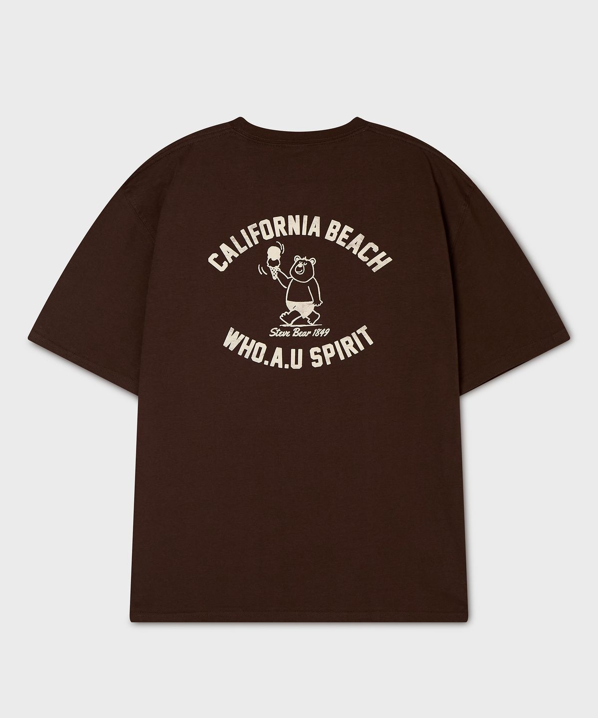 후아유(WHO.A.U) Steve on Beach T-shirt / WHRPG2482U