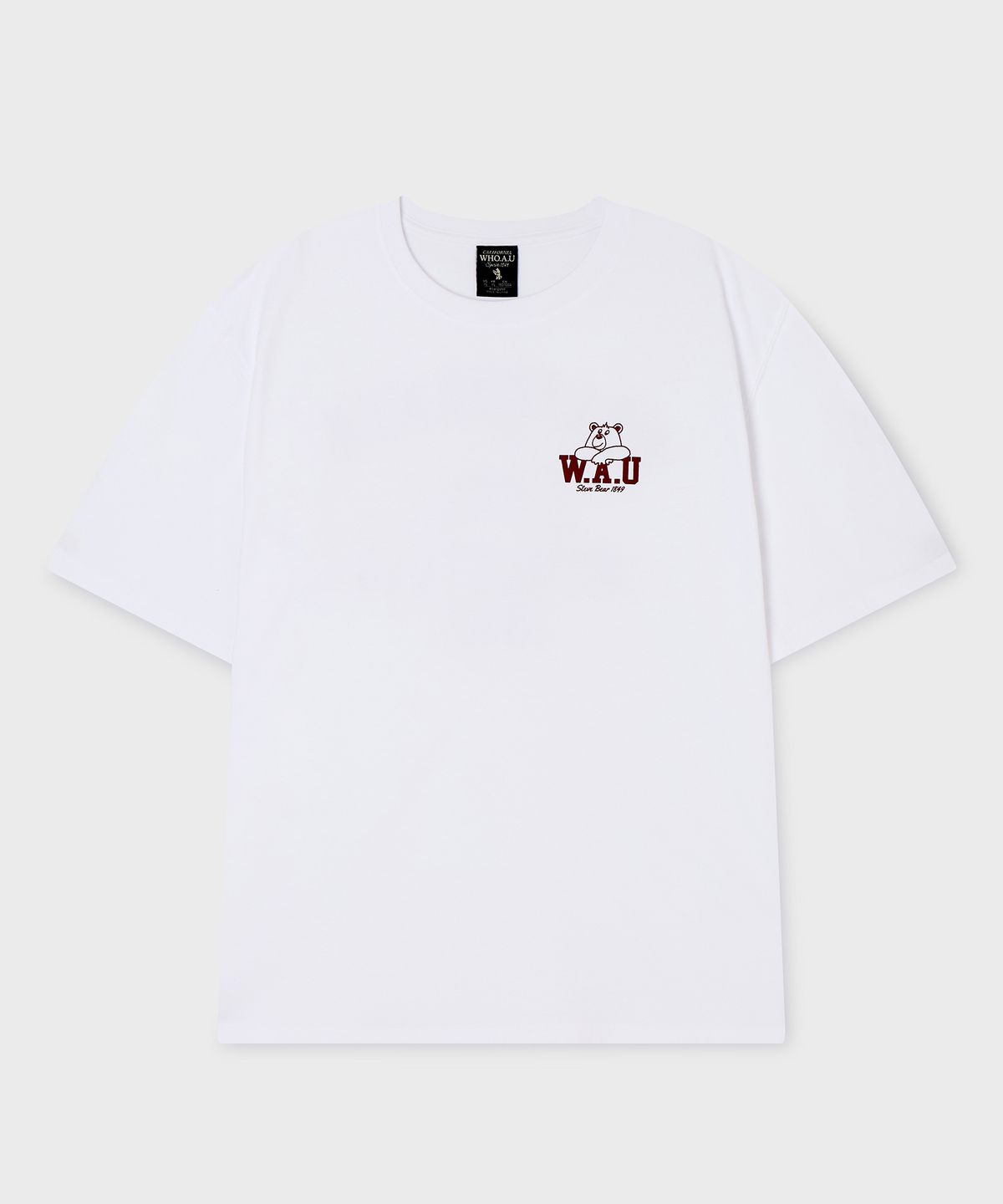후아유(WHO.A.U) Steve on Beach T-shirt / WHRPG2482U