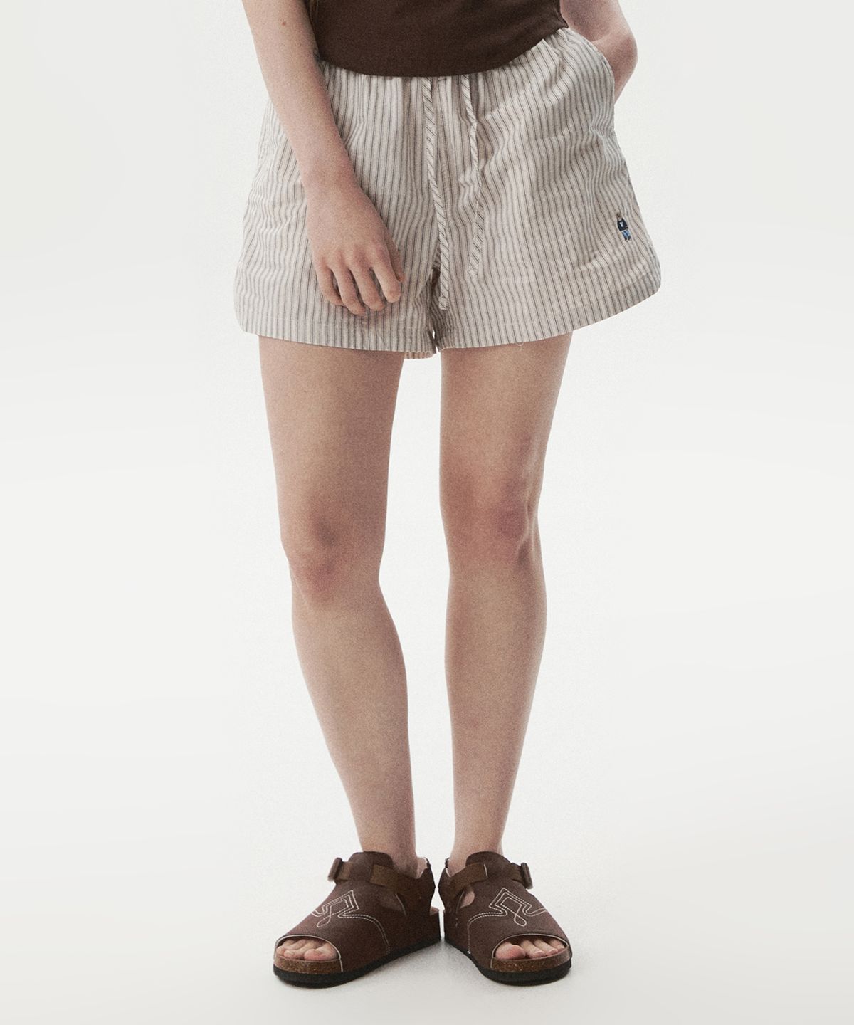 후아유(WHO.A.U) Steve Stripe Shorts(Set-up) / WHTHG2511F