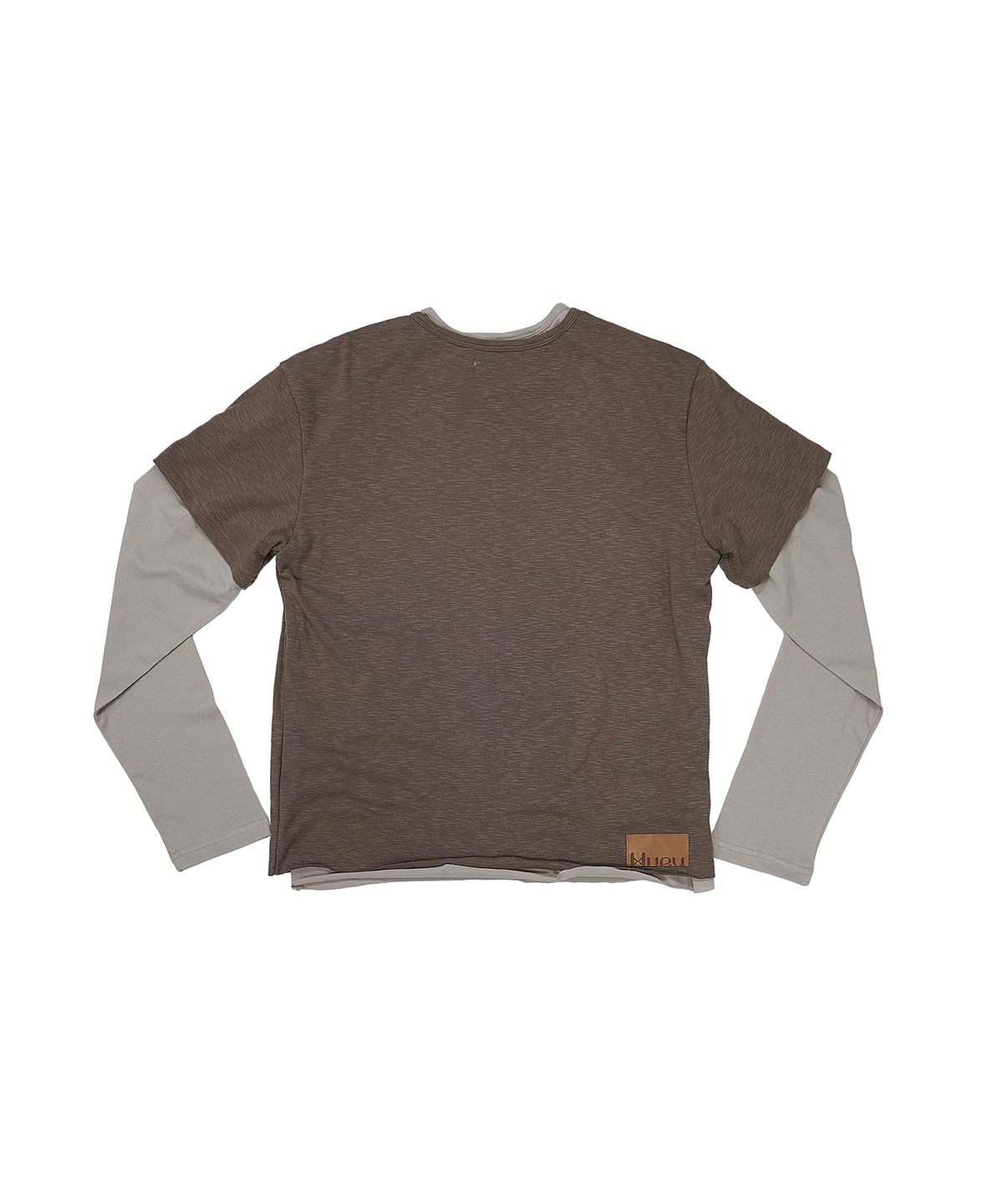 휴이(HUEY) Layered Sleeve Brown