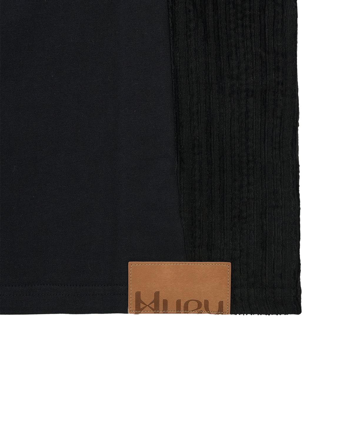 휴이(HUEY) Two Side Button Tee Black