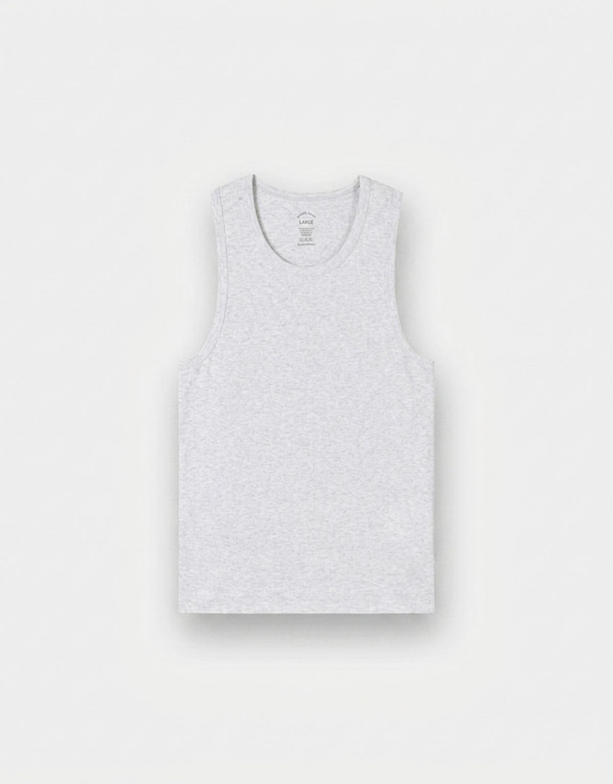 지오다노(GIORDANO) 크루넥 립 슬리브리스 탱크탑 026544 [5color]