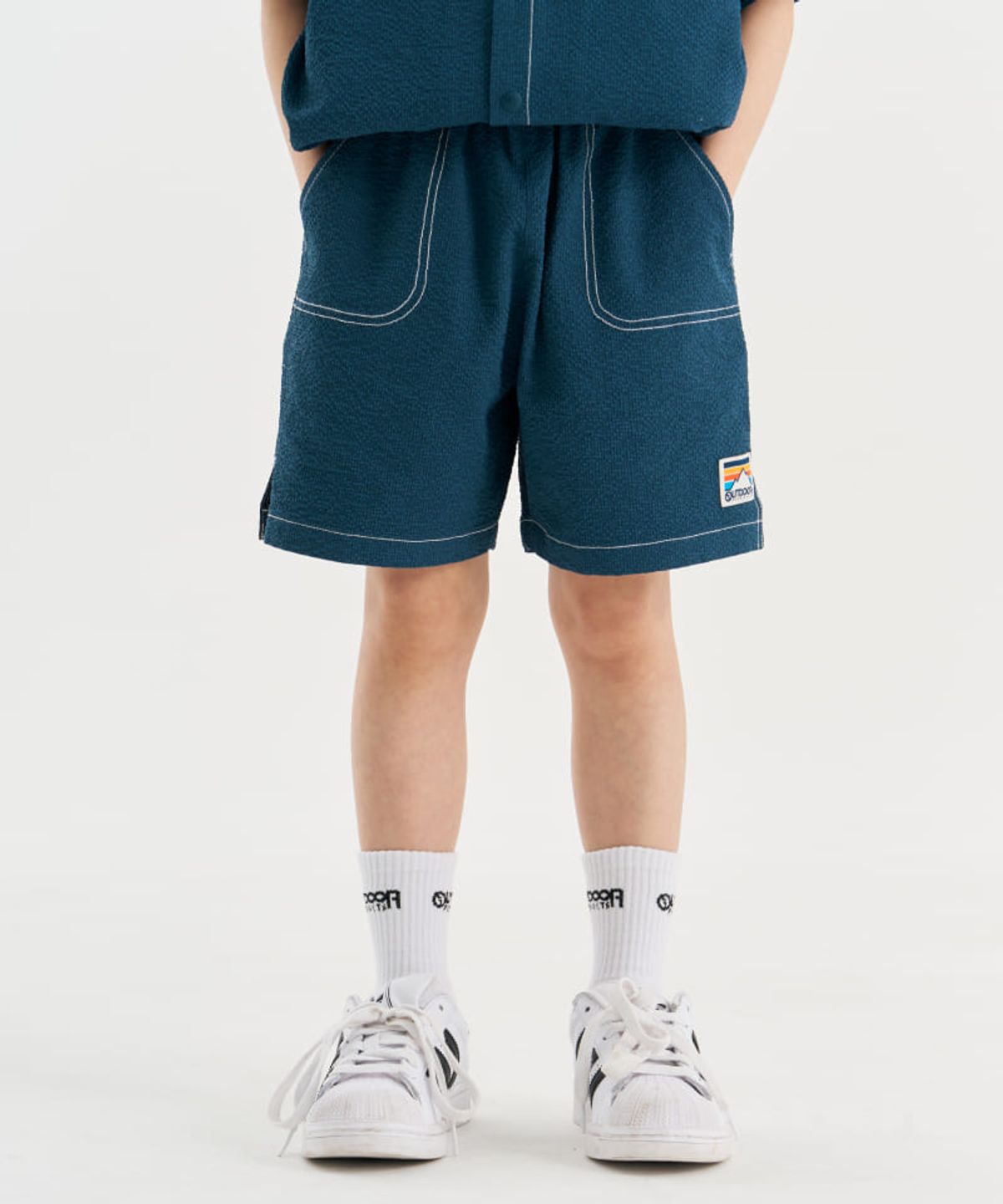 아웃도어 프로덕츠 키즈(OUTDOOR PRODUCTS KIDS) 시어서커 쇼츠 (로얄 블루) OD262BHP26_RBL