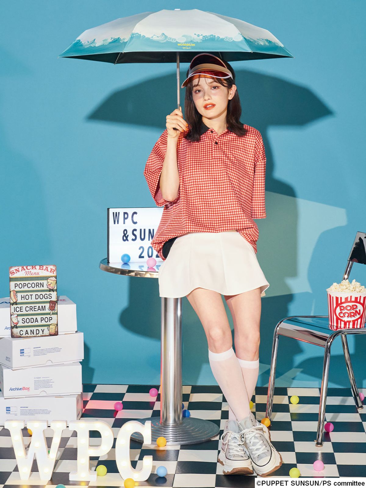 더블유피씨(W.P.C) 퍼펫순순 암막 5단양산 801-PS-102