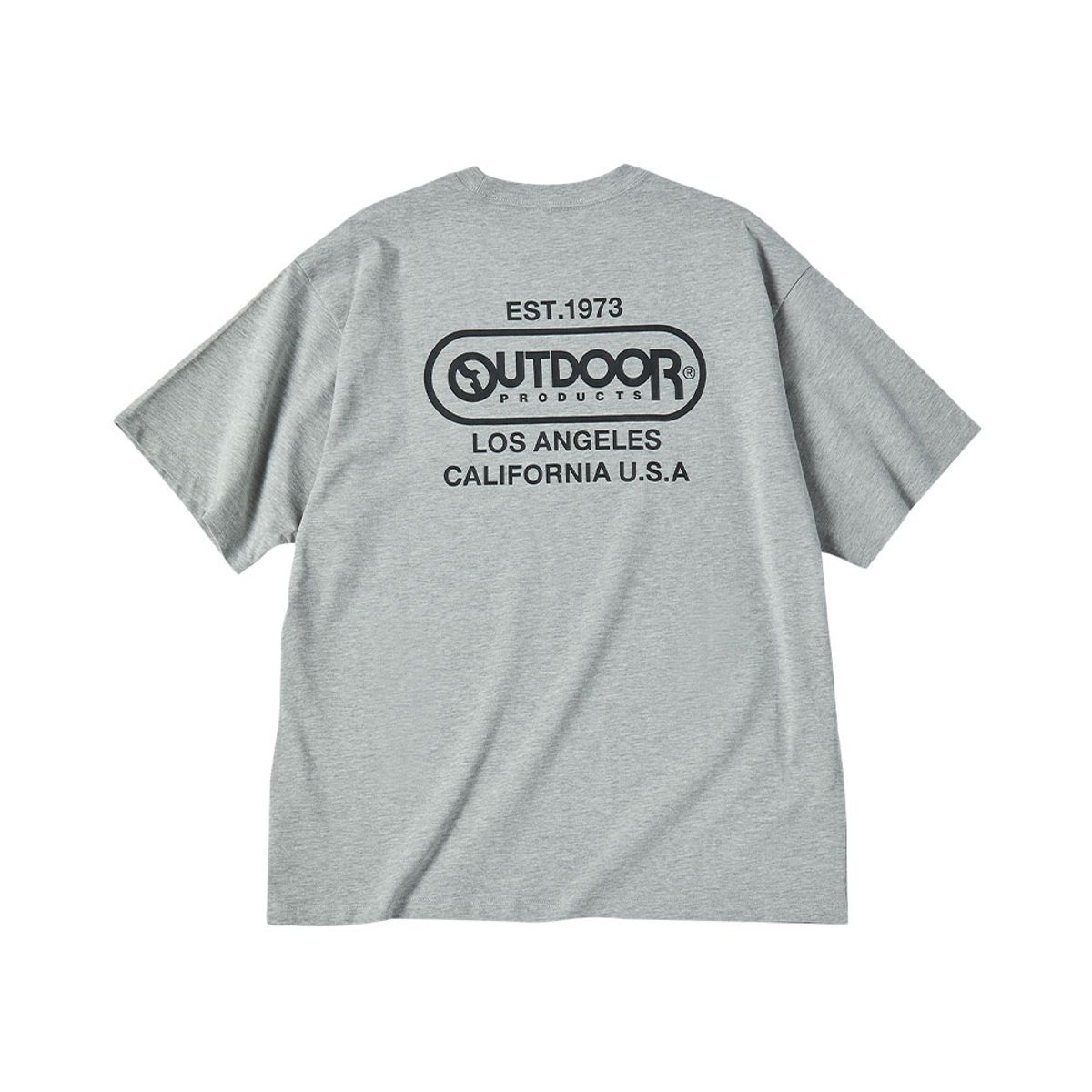 아웃도어 프로덕츠(OUTDOOR PRODUCTS) 오버핏 백로고 티셔츠 (멜란지)