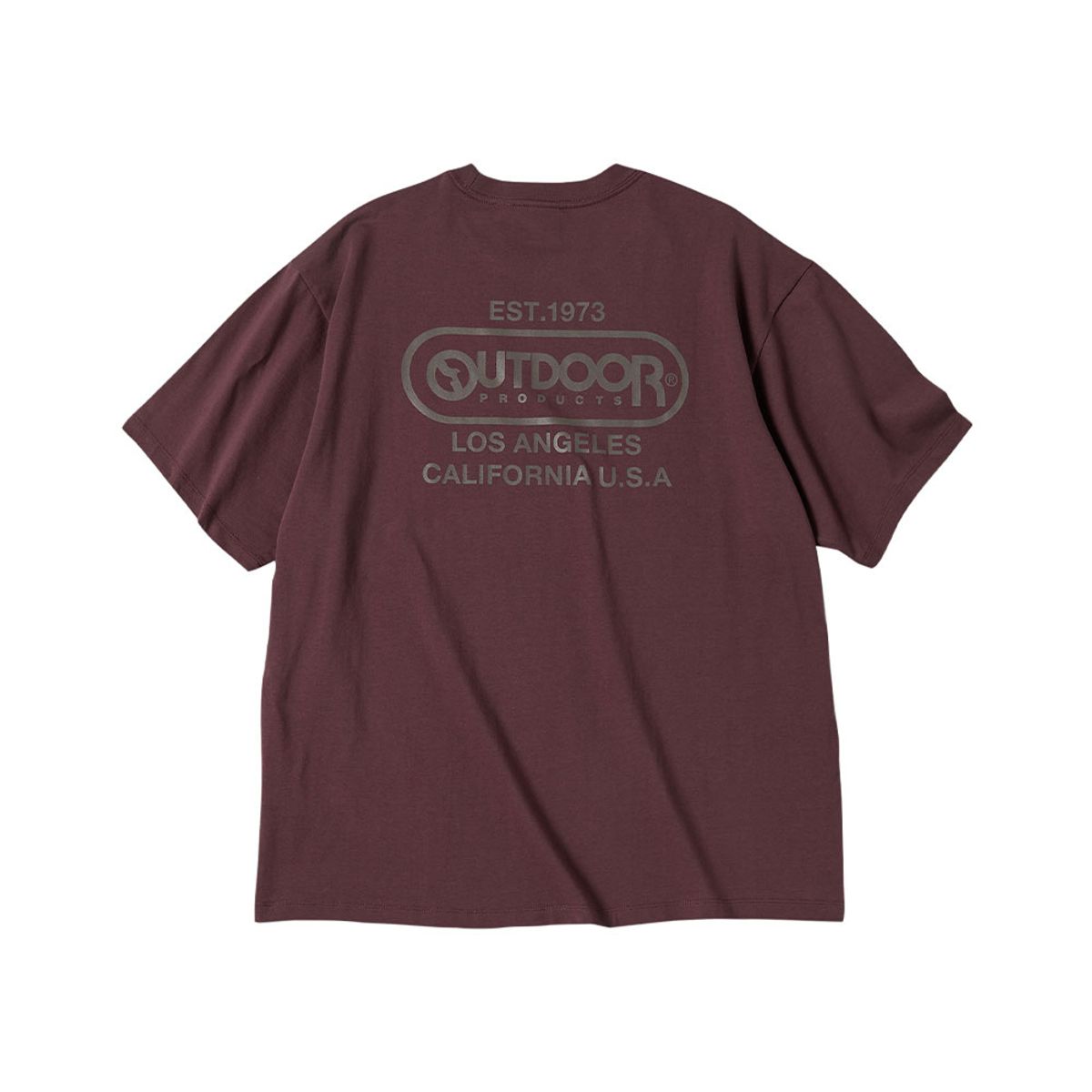 아웃도어 프로덕츠(OUTDOOR PRODUCTS) 오버핏 백로고 티셔츠 (브릭)