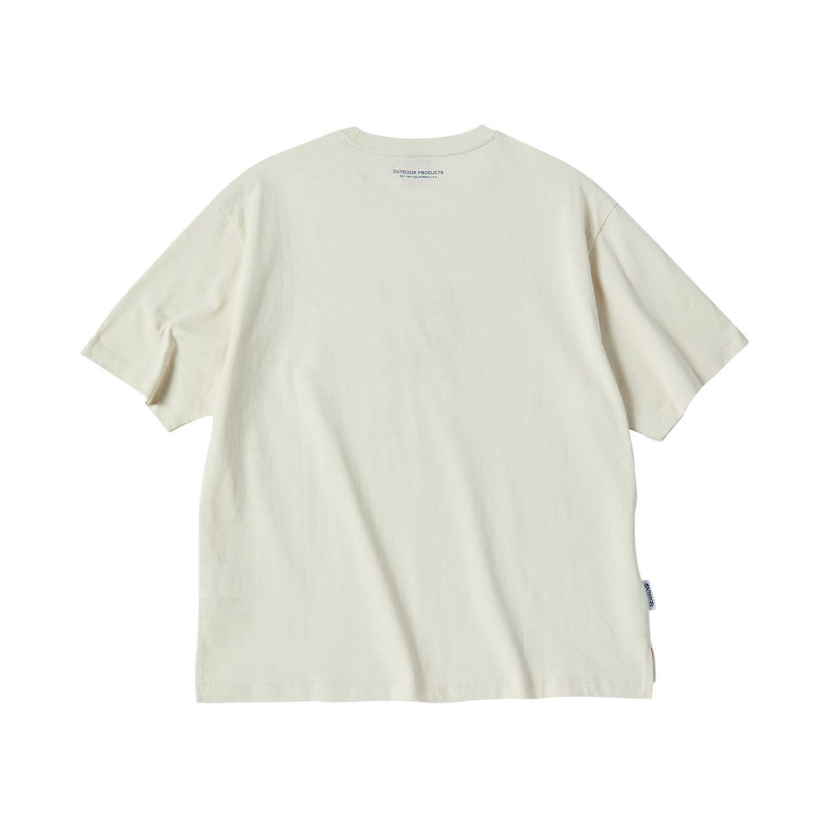 아웃도어 프로덕츠(OUTDOOR PRODUCTS) 여성 러브로고 반팔 티셔츠 (크림)