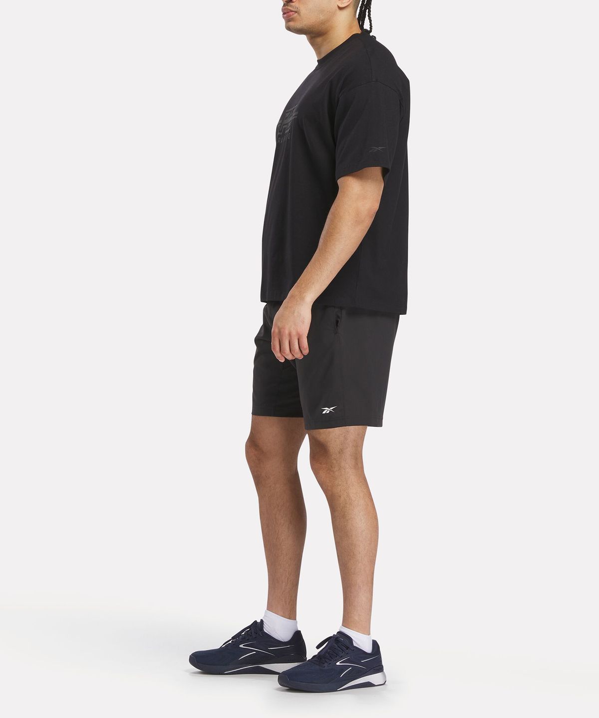 리복(REEBOK) [F45 Training] 토널 그래픽 티셔츠 - 블랙 / 100274489