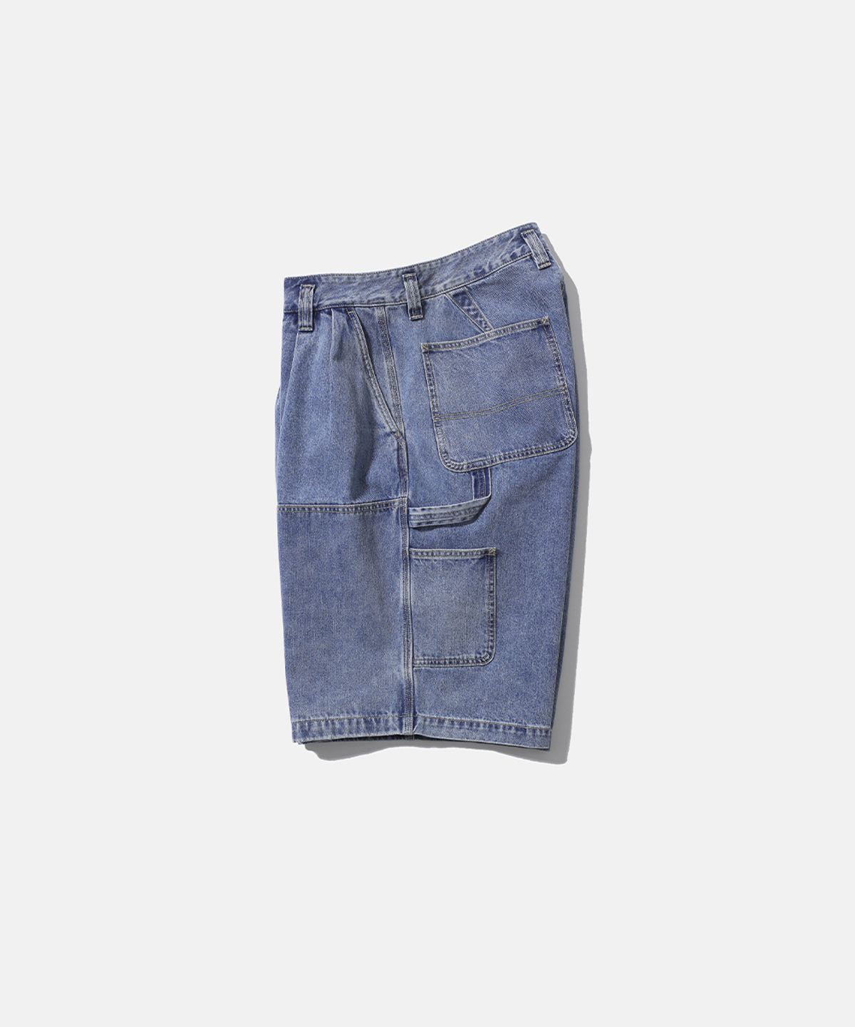 모이프(MOIF) [SS26] WIDE CARPENTER DENIM SHORTS / FADED INDIGO