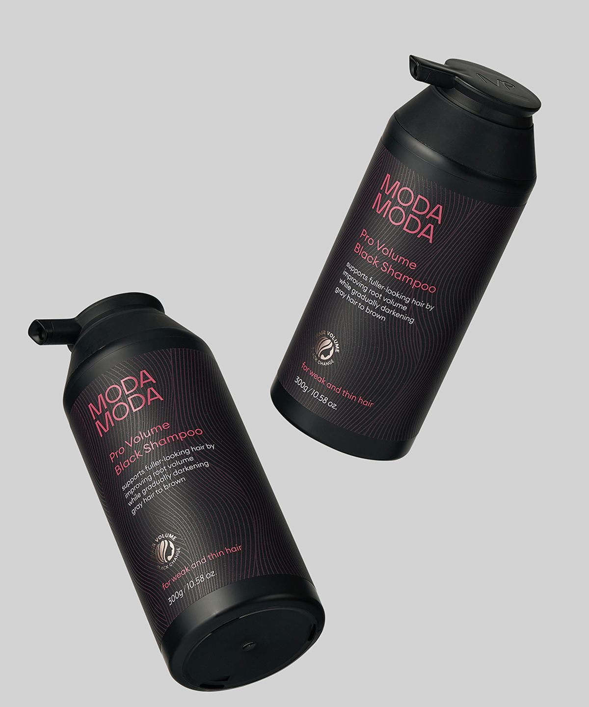 모다모다(MODAMODA) 프로 볼륨 블랙 샴푸 300g
