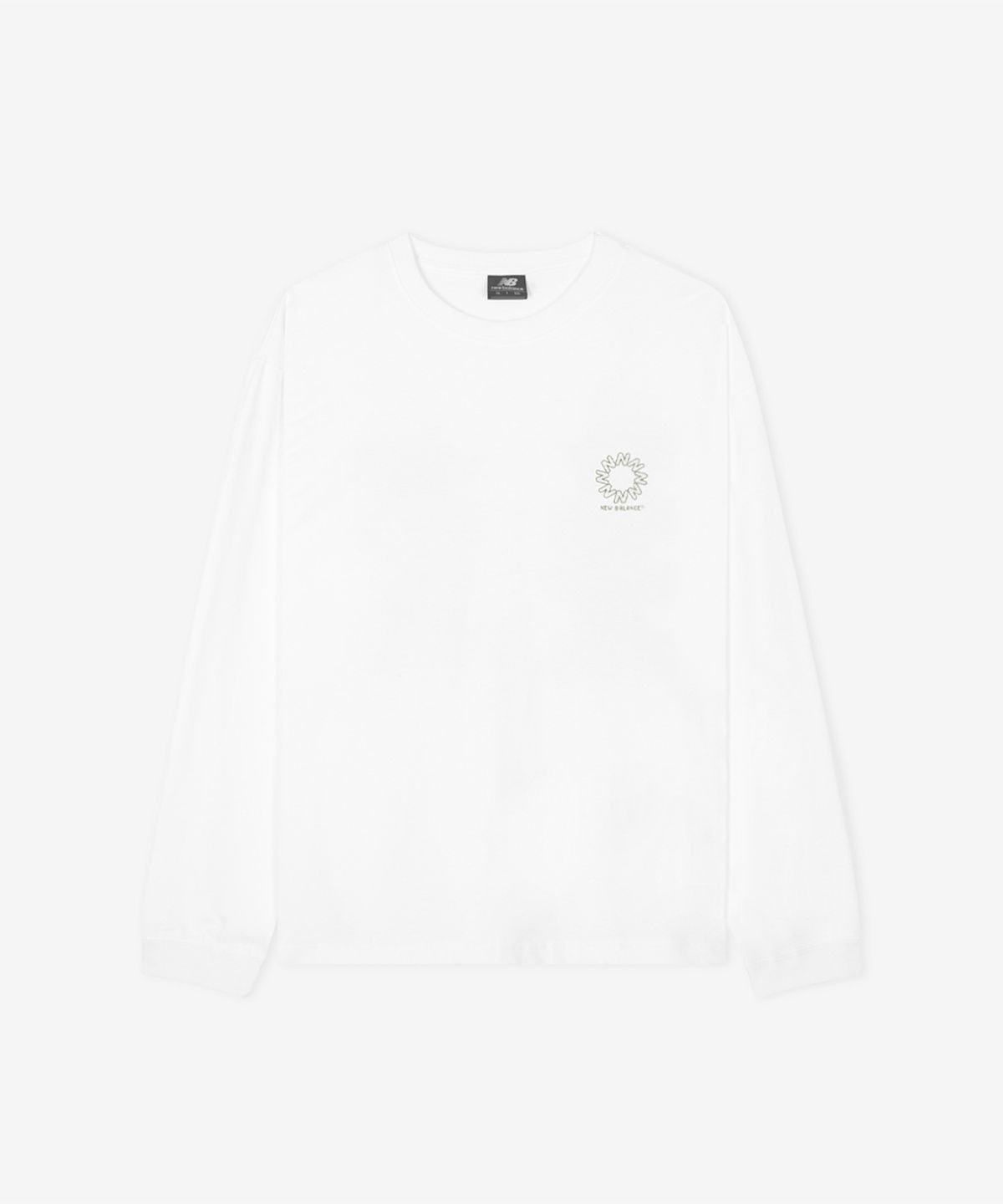 뉴발란스(NEW BALANCE) NBNDG31703 / UNI 트랙스터 긴팔 티셔츠 (WHITE)