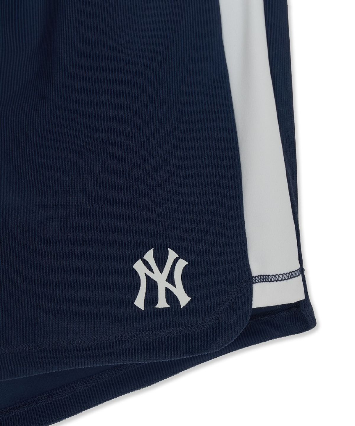 엠엘비 키즈(MLB KIDS) 걸즈 스트릿 배색 래쉬가드 쇼츠 세트 NY (Navy)