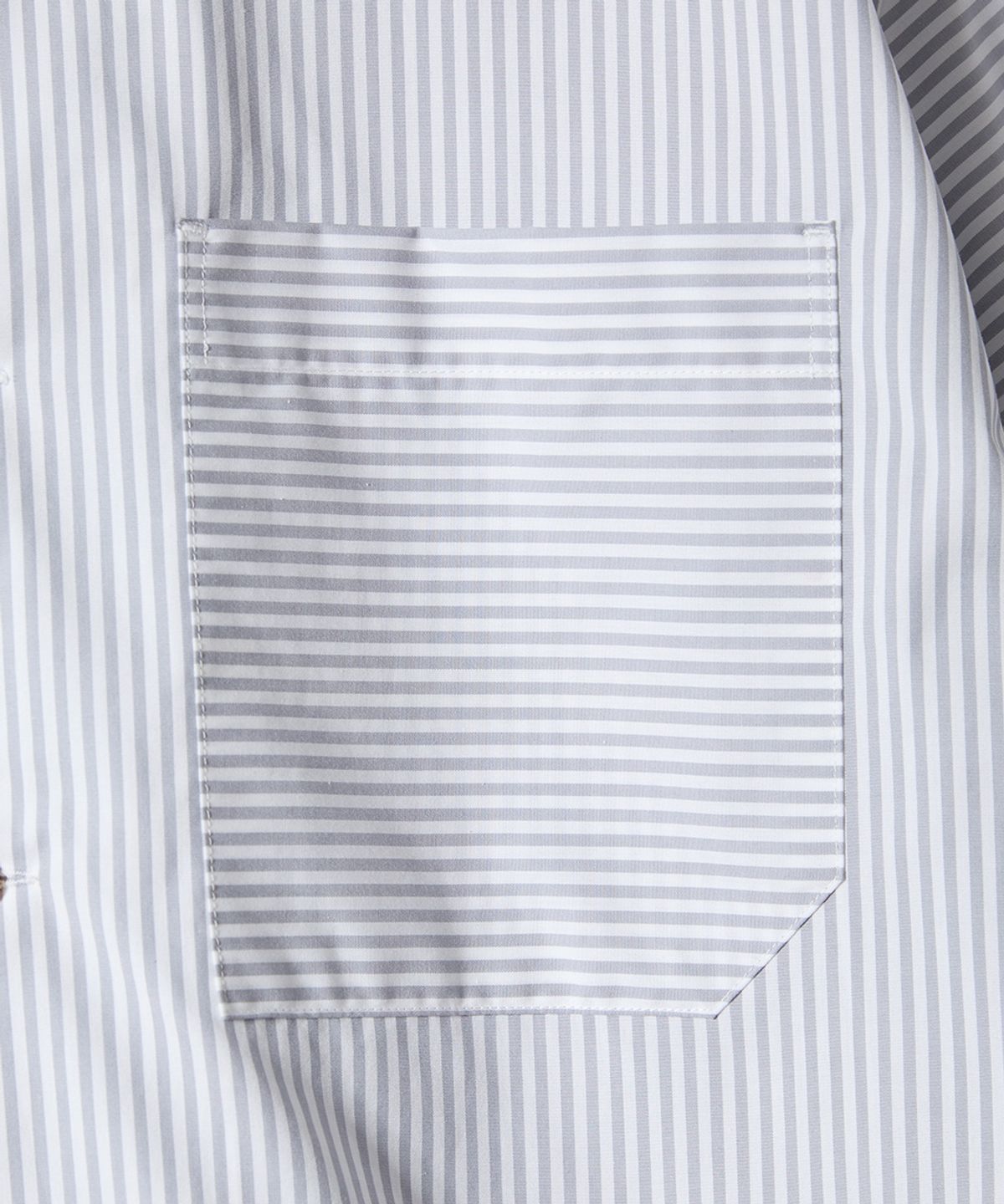 홀리선(HORLISUN) Joshua Reverse Stripe Shirt Gray
