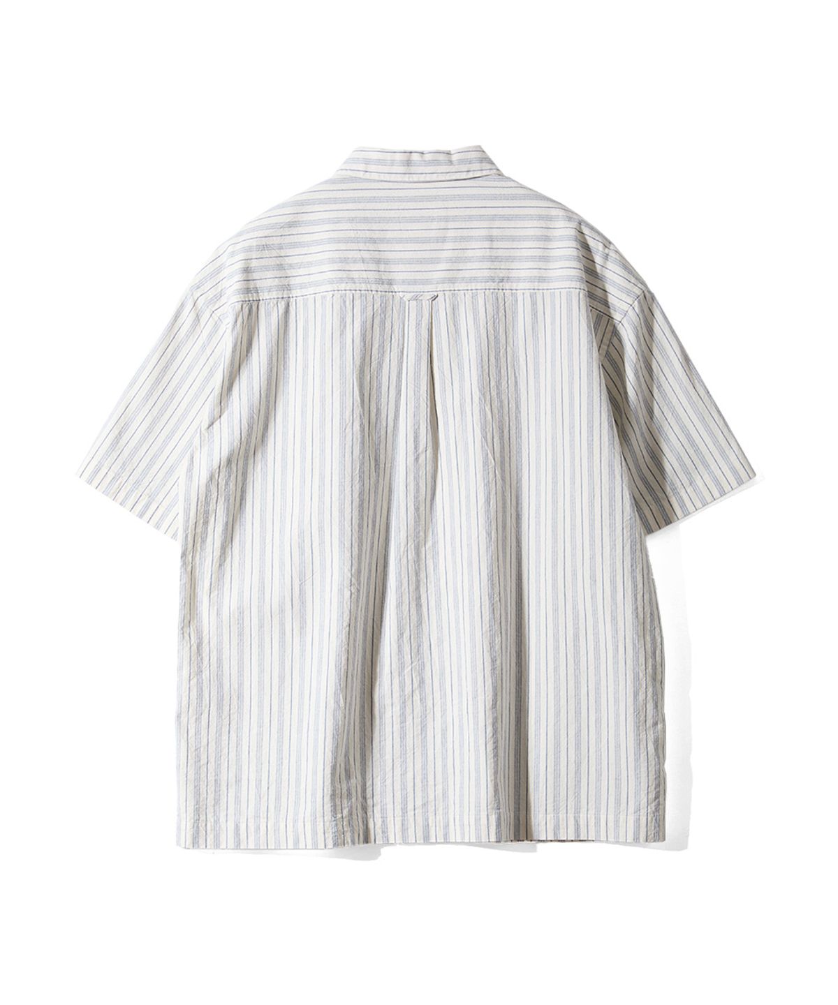 홀리선(HORLISUN) Joshua Chambray Stripe Shirt Ecru
