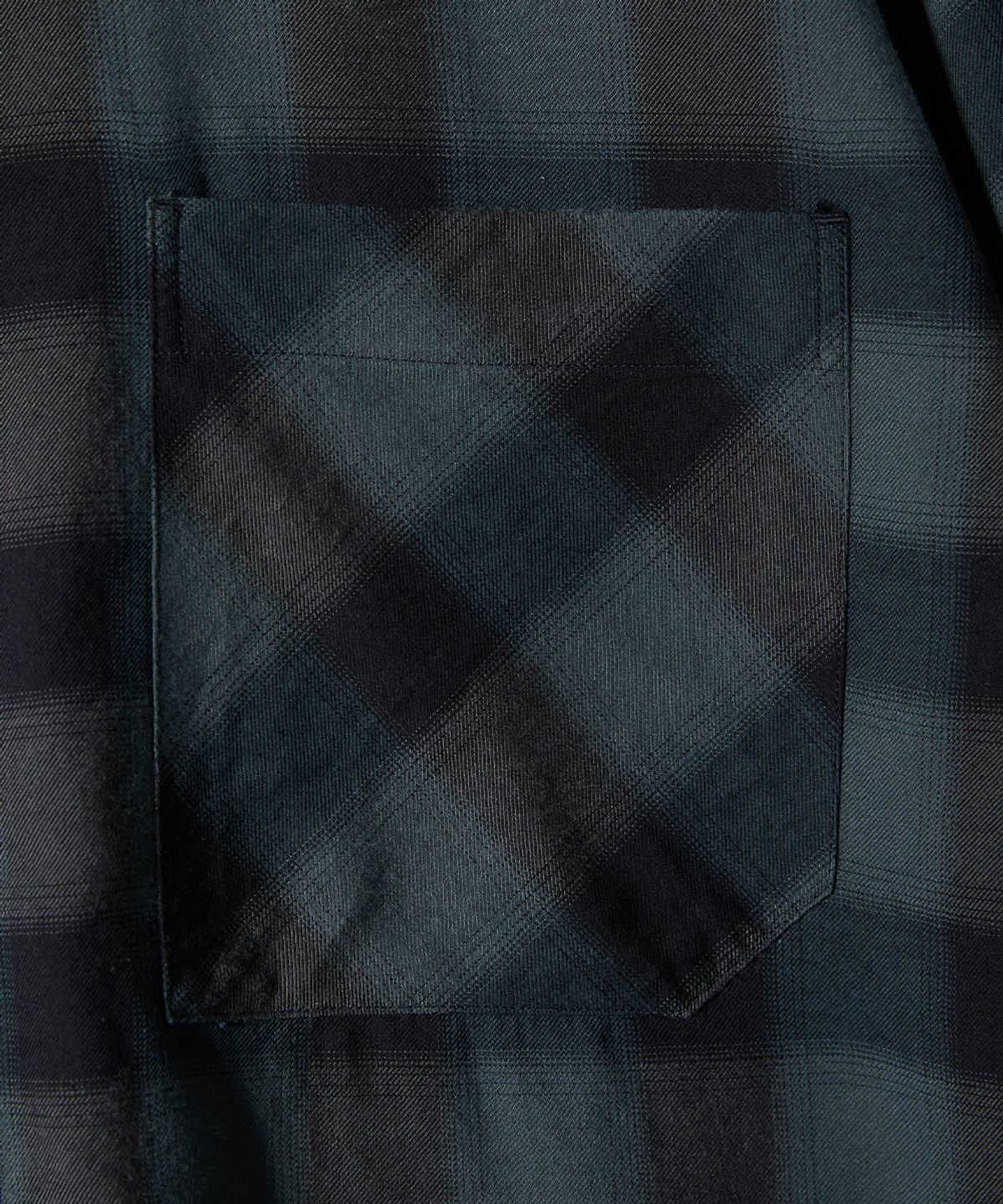 홀리선(HORLISUN) Ophir Cupro Ombre Multi Check Shirt Charcoal