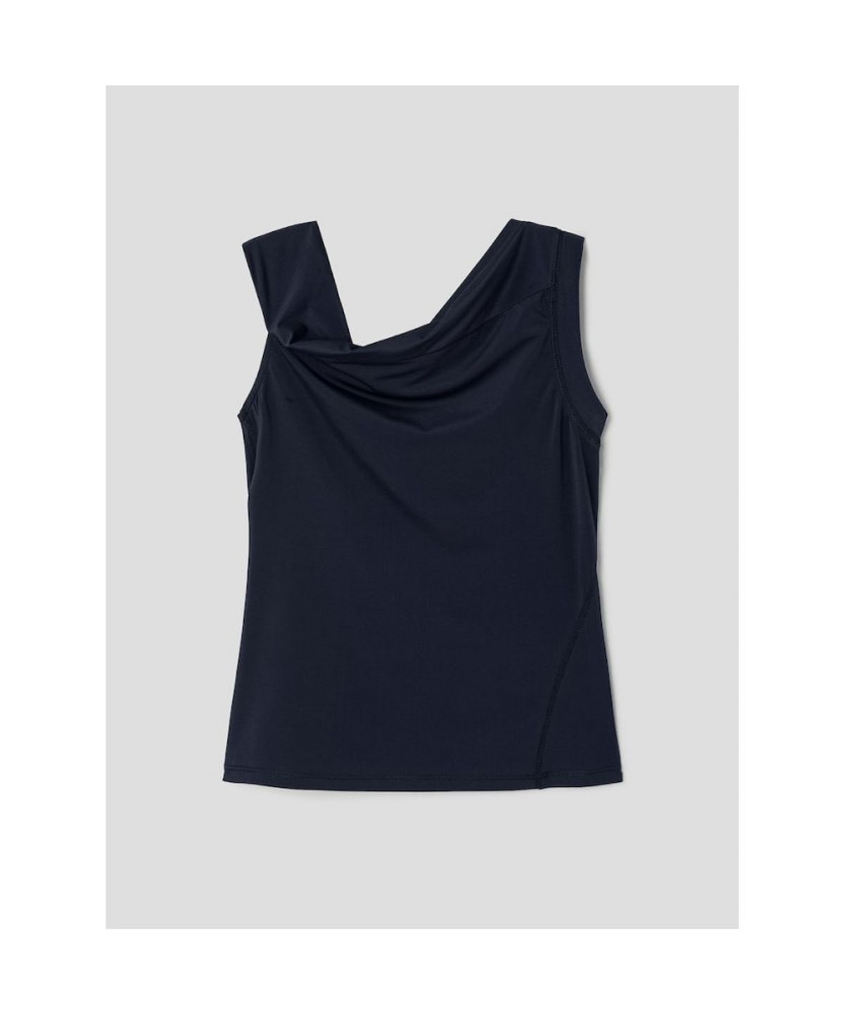 앙개(ANGGAE) Unbalanced Mini Top  Navy