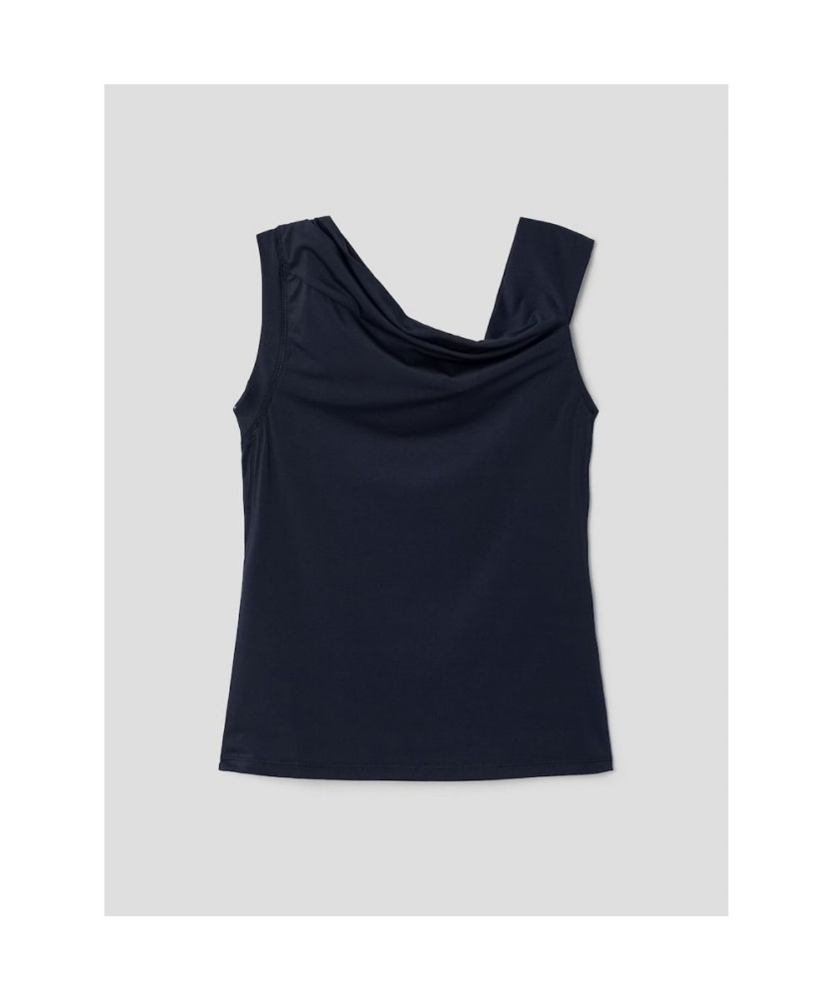 앙개(ANGGAE) Unbalanced Mini Top  Navy