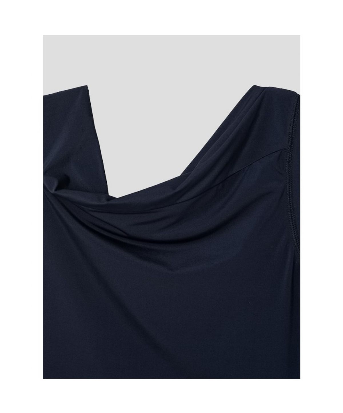 앙개(ANGGAE) Unbalanced Mini Top  Navy