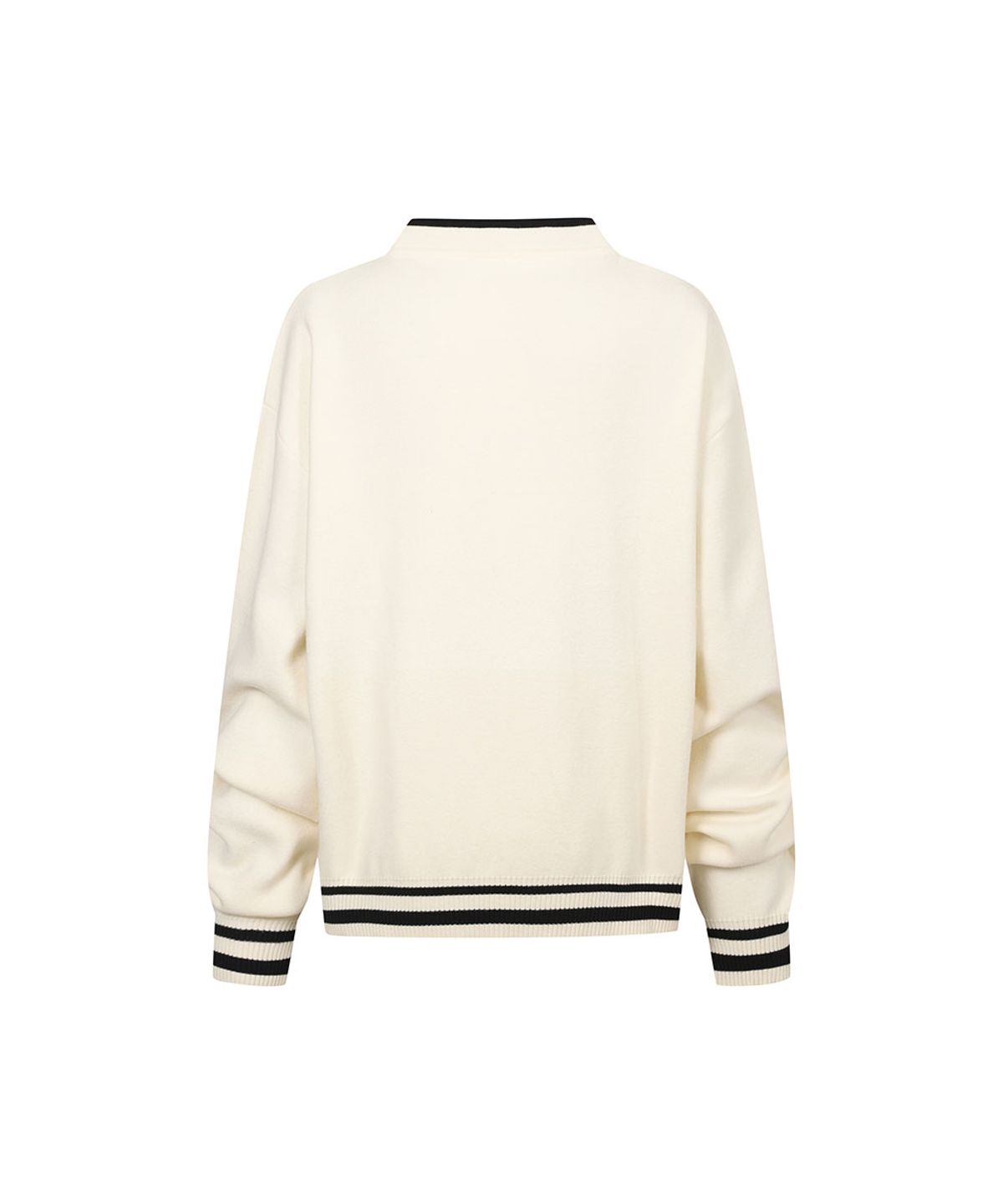 모아벨(MOABEL) PREPPY LINE CARDIGAN - CREAM
