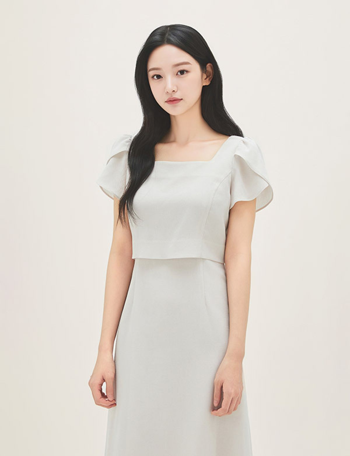 로엠(ROEM) 튤립소매 2in1 롱원피스 RMOWG25S12