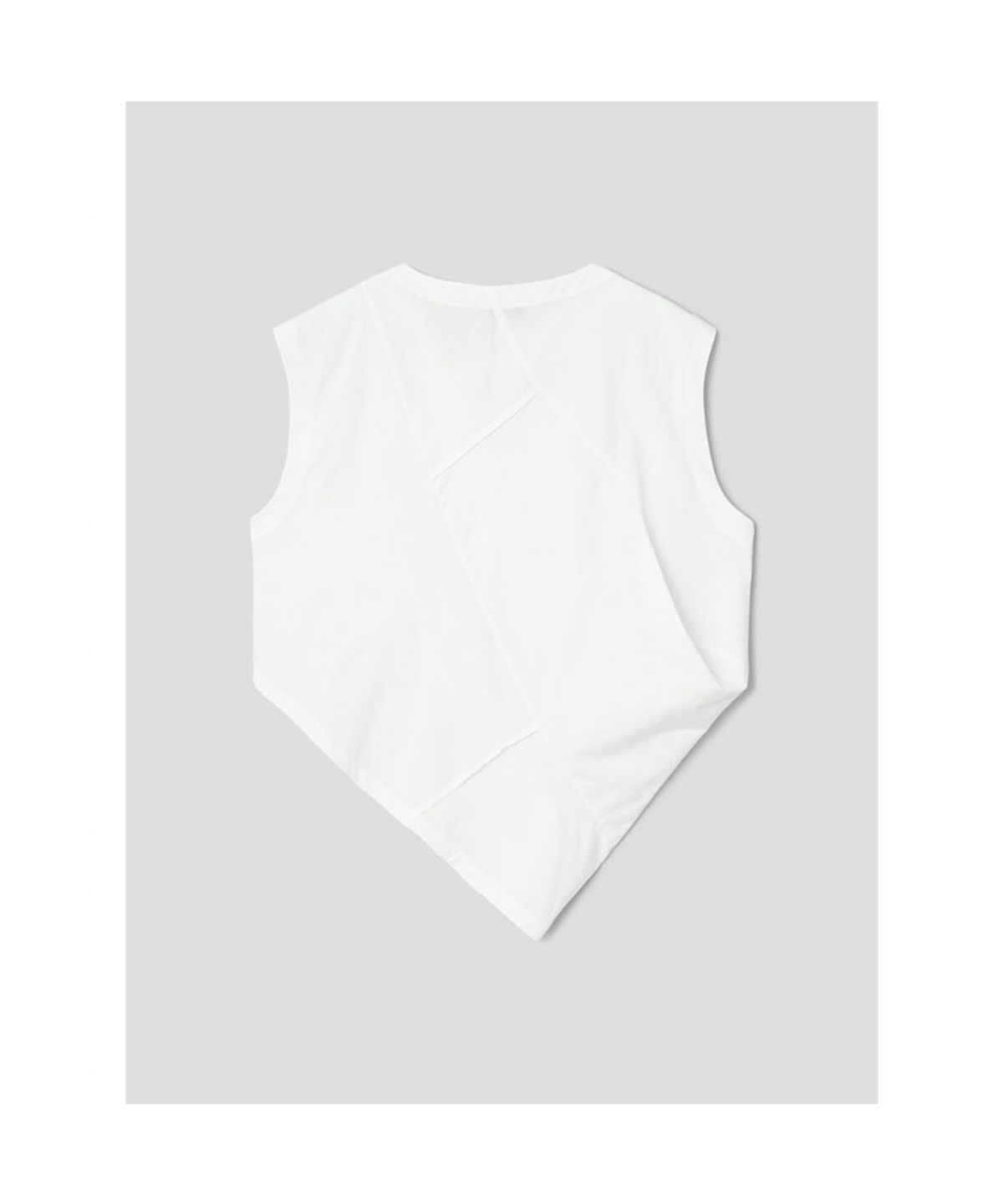 앙개(ANGGAE) Checkered Blouse  White