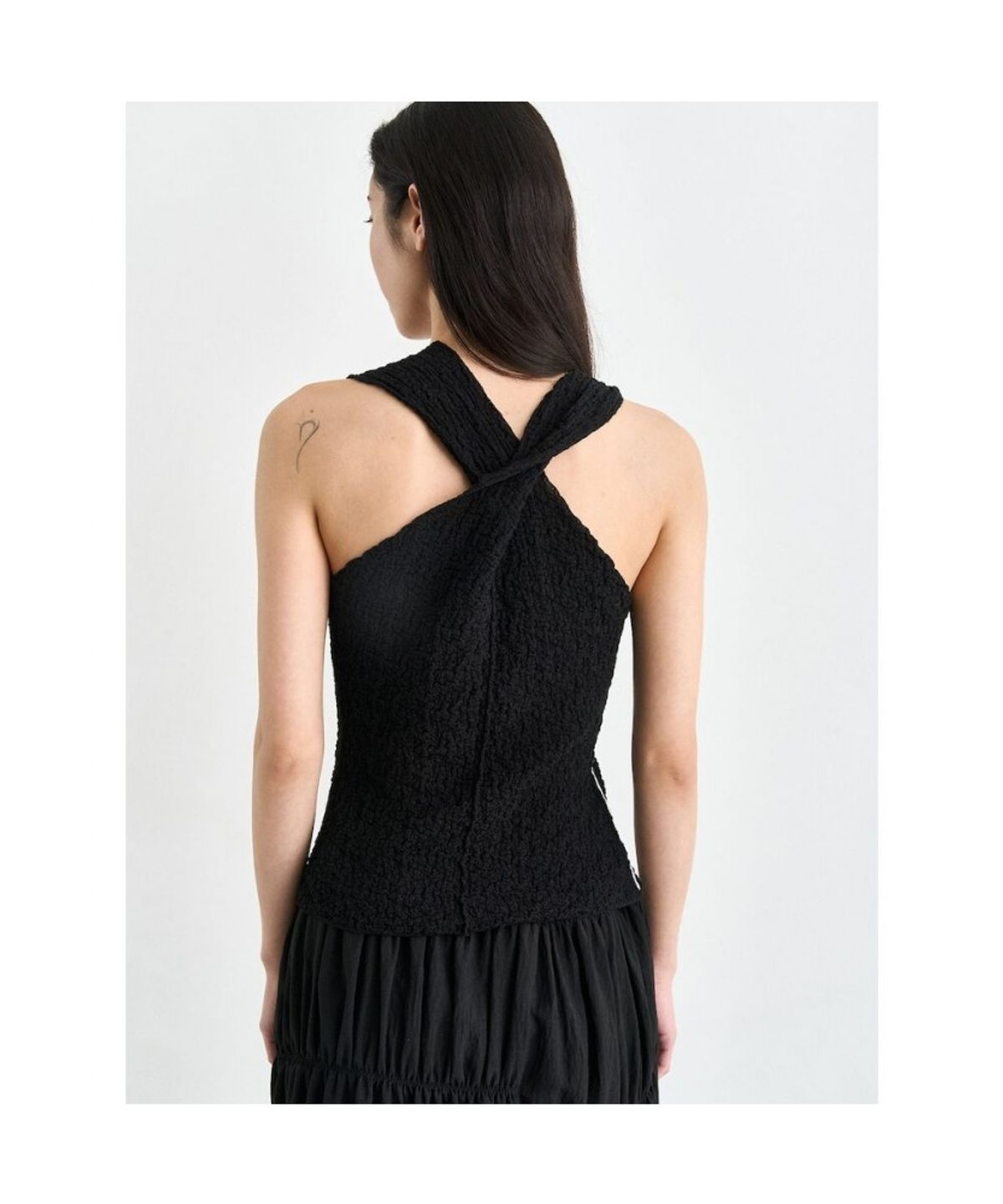 앙개(ANGGAE) Square Top  Black