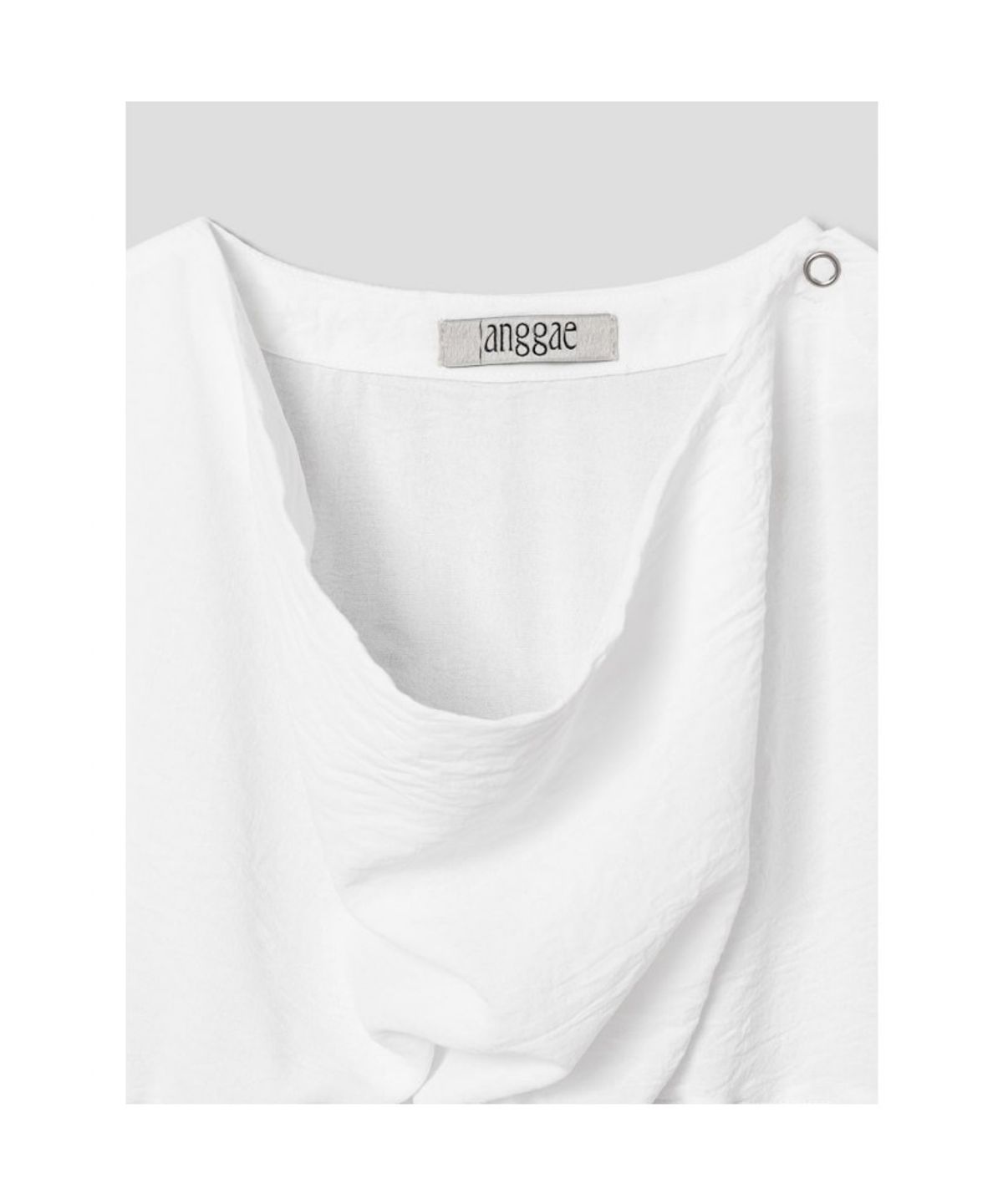 앙개(ANGGAE) Knit Tube Top  White