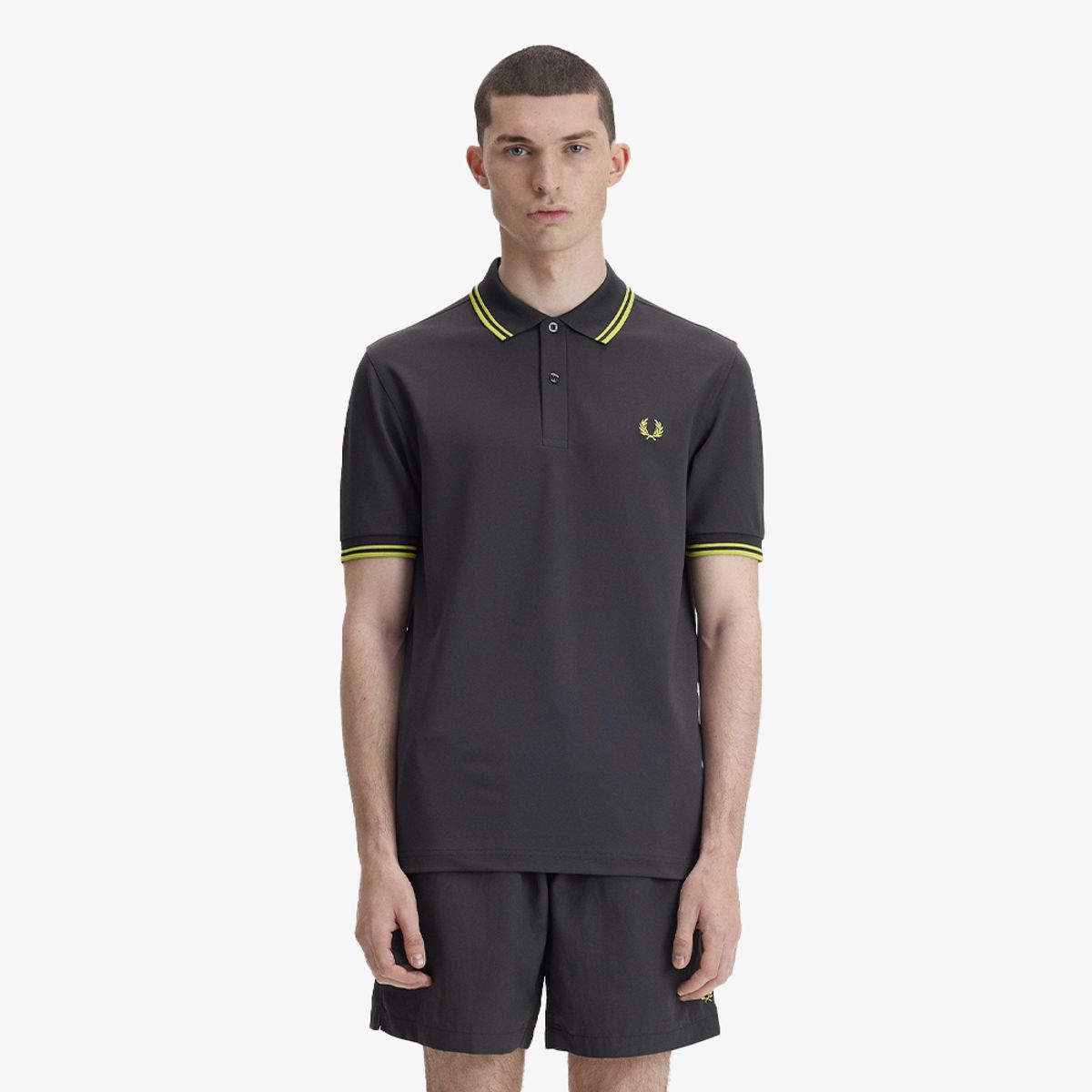 프레드페리(FRED PERRY) [Tennis] 테니스 프레드 페리 셔츠 - 앵커 그레이 AFPM2612721-297