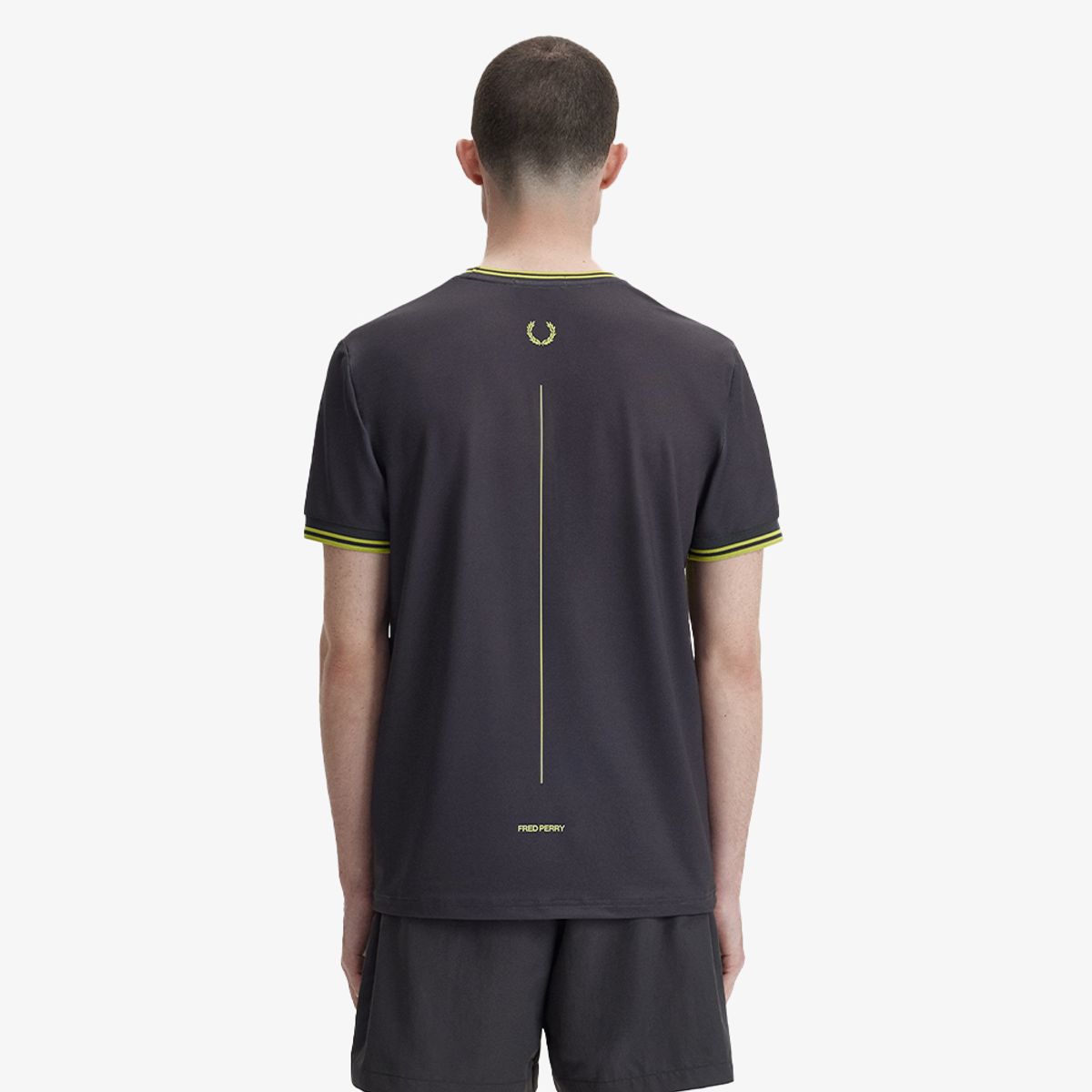 프레드페리(FRED PERRY) [Tennis] 테니스 프린트 티셔츠 - 앵커 그레이 AFPM2612723-297