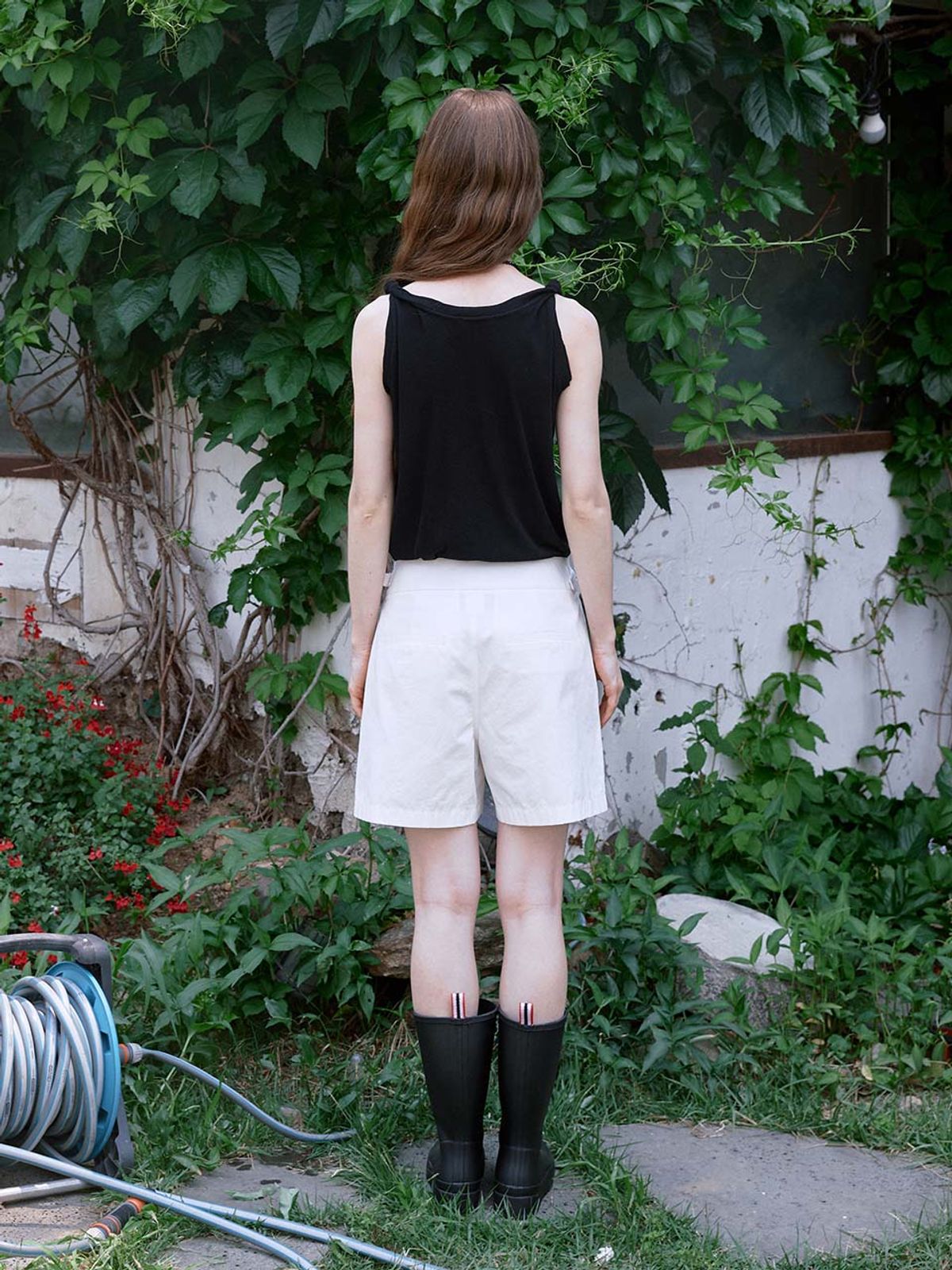 유토시스(EUTOSIS) GURKHA HALF PANTS(WHITE)