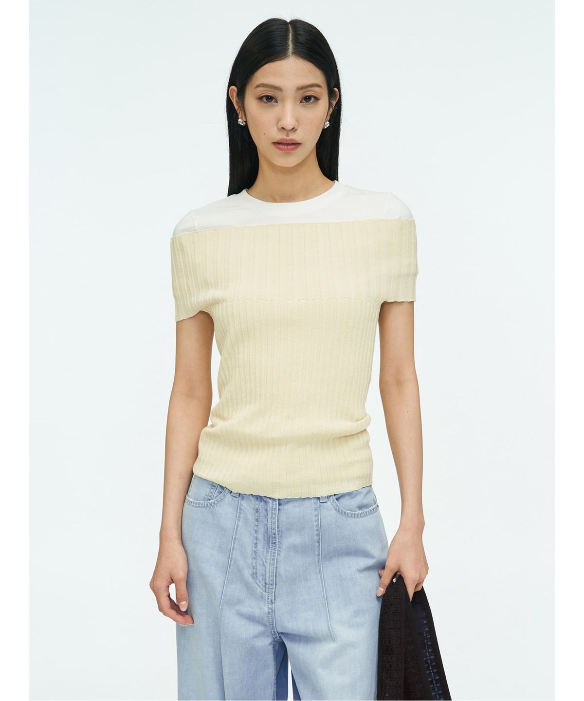 앙개(ANGGAE) Anggae Wide Pants  Sky Blue