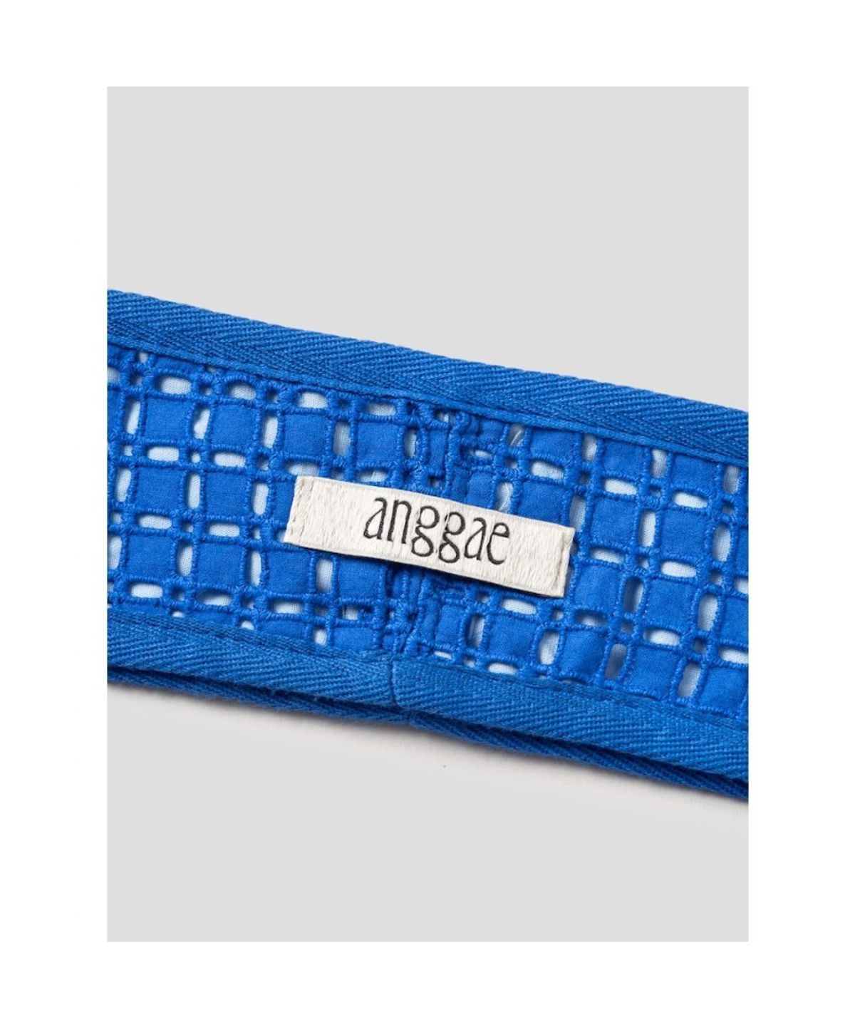 앙개(ANGGAE) Eyelet Bag  Blue