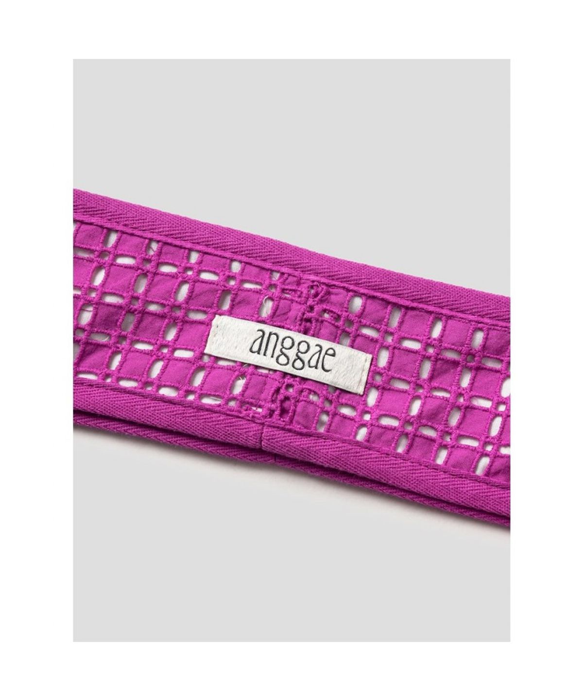 앙개(ANGGAE) Eyelet Bag  Violet