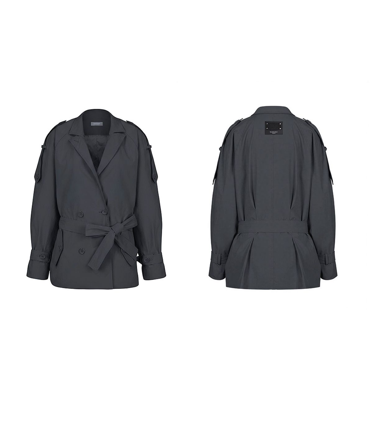 오도어(ODOR) Shaped mini trench - Grey
