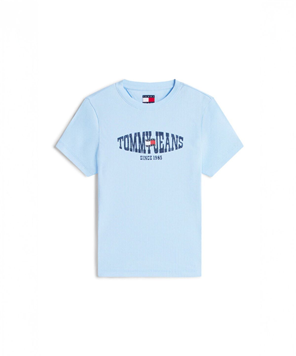 타미진스(TOMMY JEANS) 슬림 핏 스트레치 웨이비 플래그 티셔츠 (T32G1TTO38TWT1C1T)