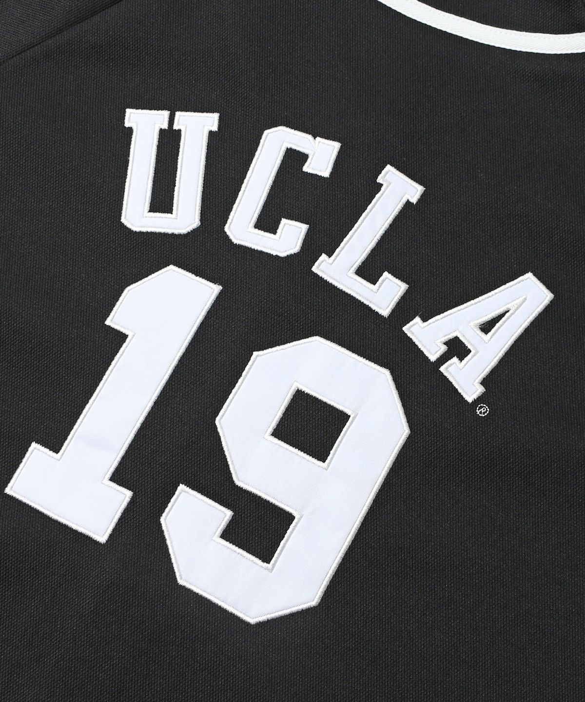 유씨엘에이(UCLA) 남녀공용 베이스볼 반팔 카디건[BLACK](UC5GD20)