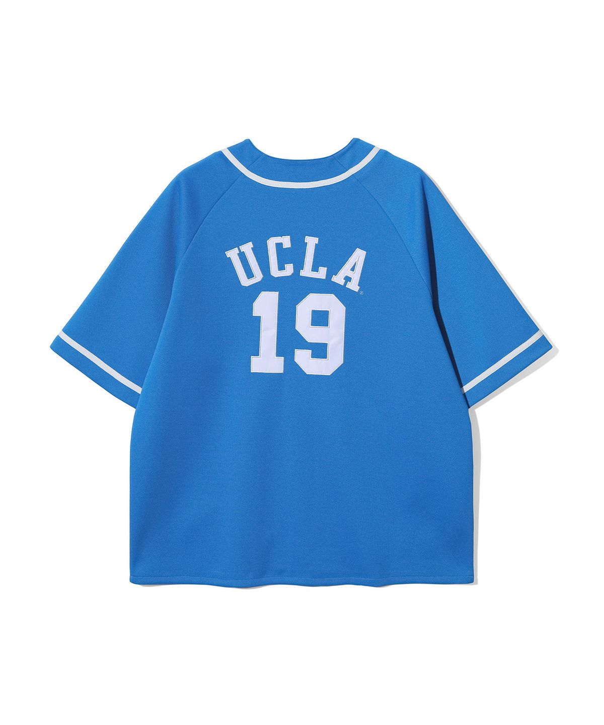 유씨엘에이(UCLA) 남녀공용 베이스볼 반팔 카디건[BLUE](UC5GD20)